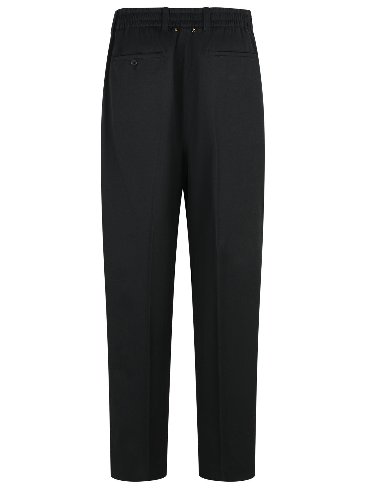Golden Goose Slacks Black Virgin Wool Pants In Black