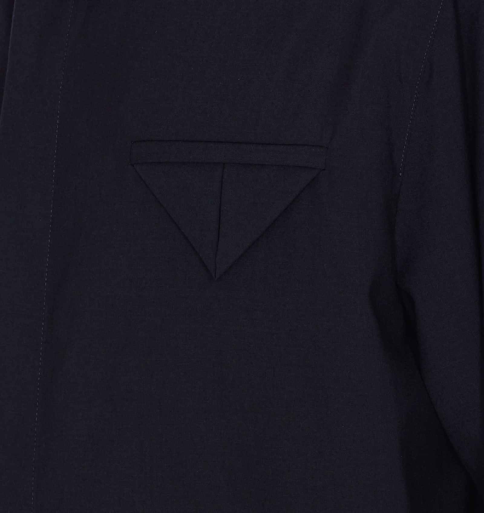 Bottega Veneta Thin Wool Shirt In Blue