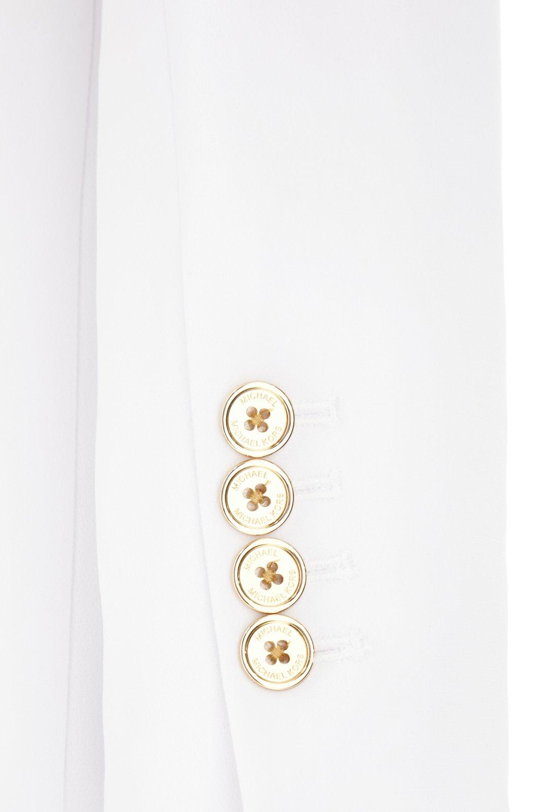 Shop Michael Michael Kors Single-breasted Jacket In White