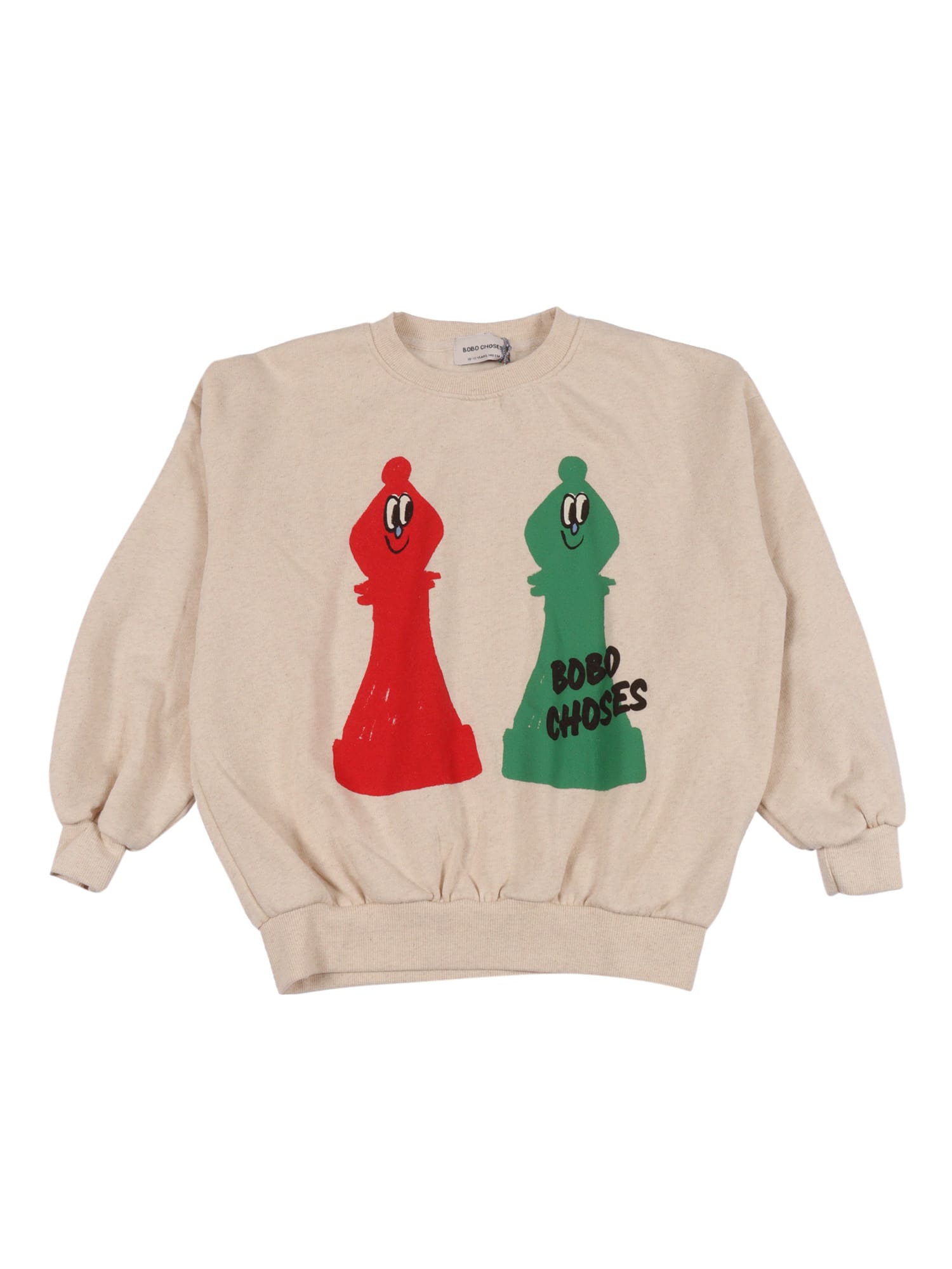 Bobo Choses Checkmate Sweatshirt In White