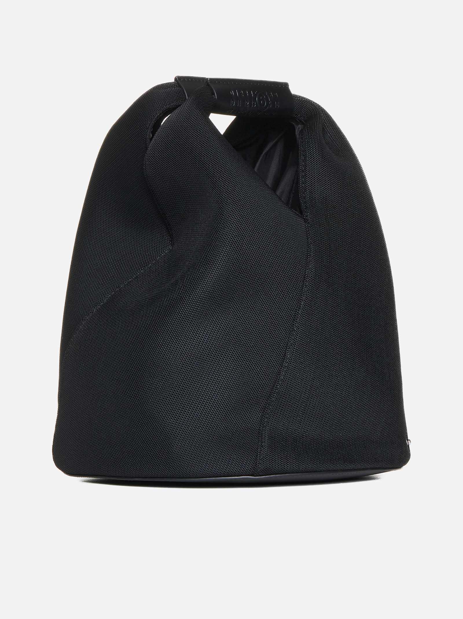 Shop Mm6 Maison Margiela Japanese Fabric Bucket Bag In Black