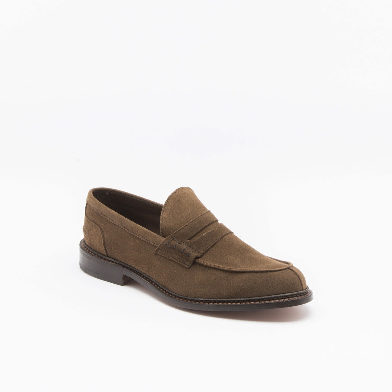 Adam New Brown Castorino Suede Penny Loafer