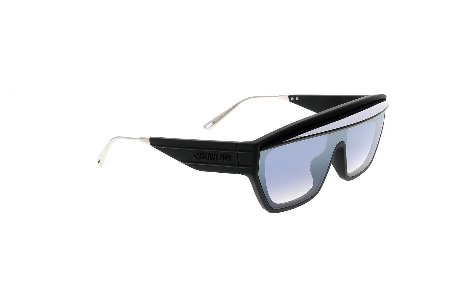 Shop Dior Mask-frame Sunglasses In 02c - Black