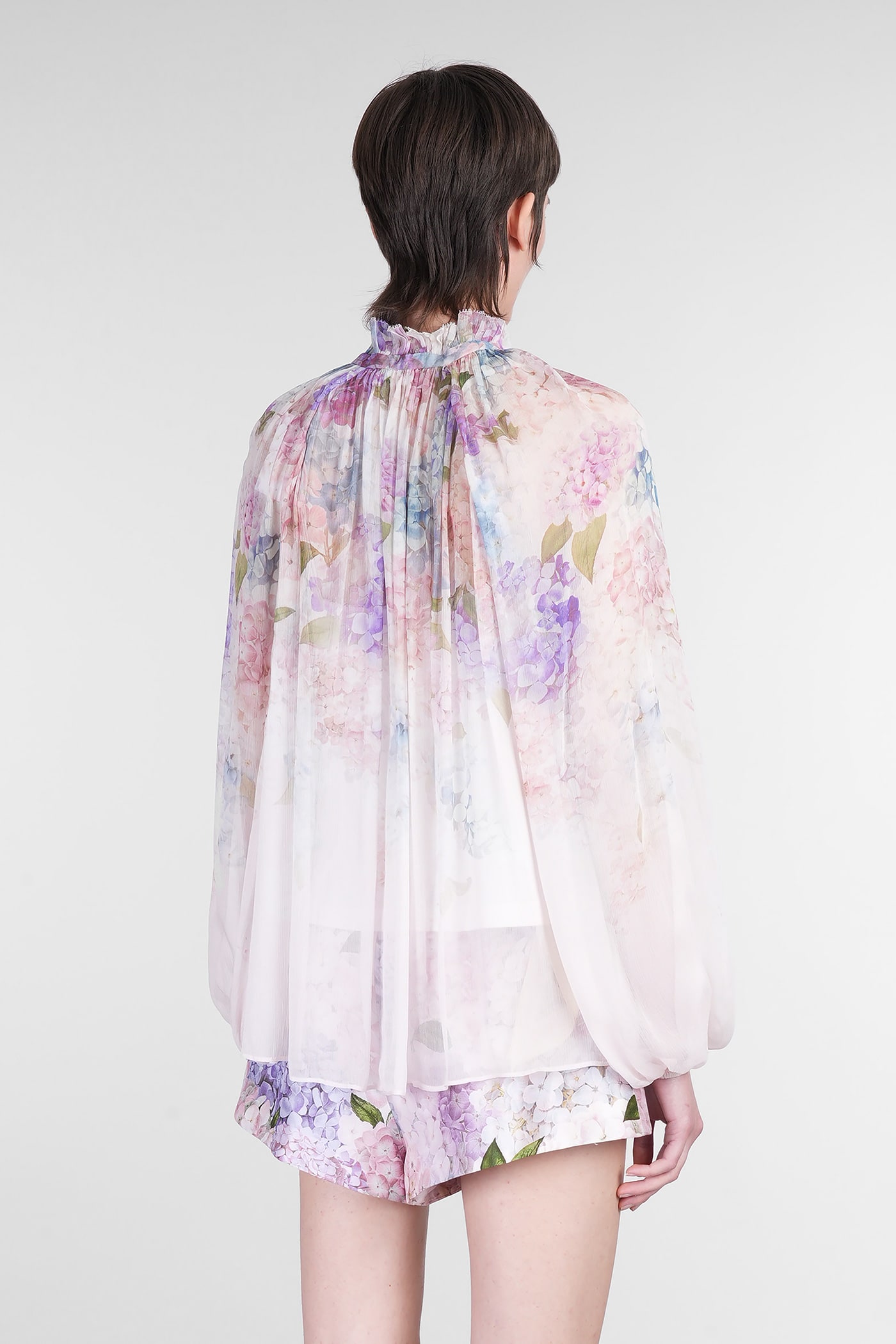 ZIMMERMANN BLOUSE IN MULTICOLOR VISCOSE