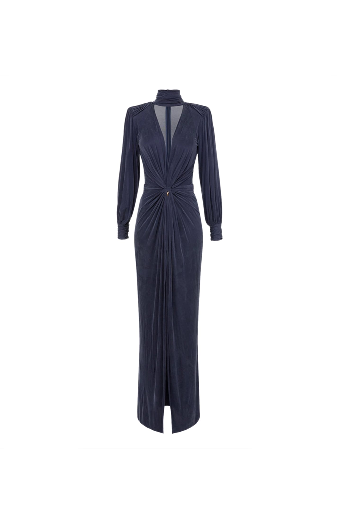 Shop Elisabetta Franchi Dress In Blue