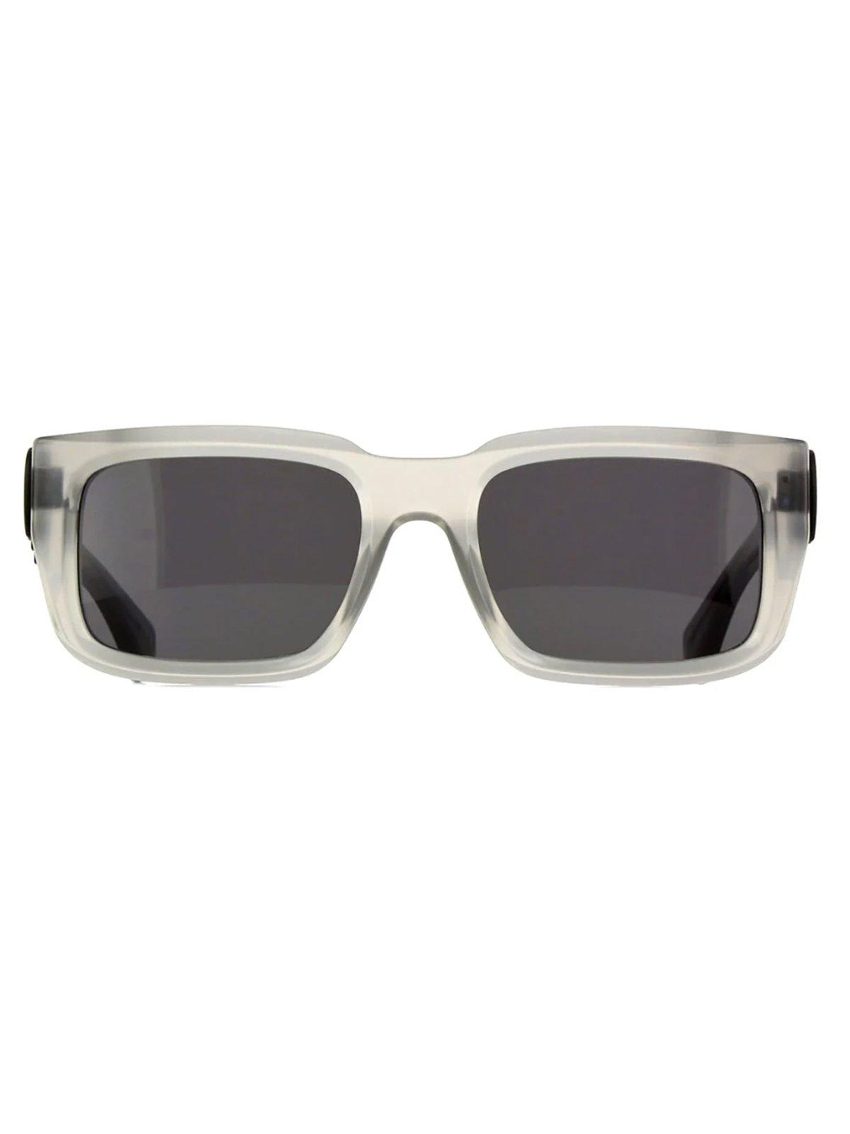 Shop Off-white Rectangular Frame Sunglasses In 0907 Grey