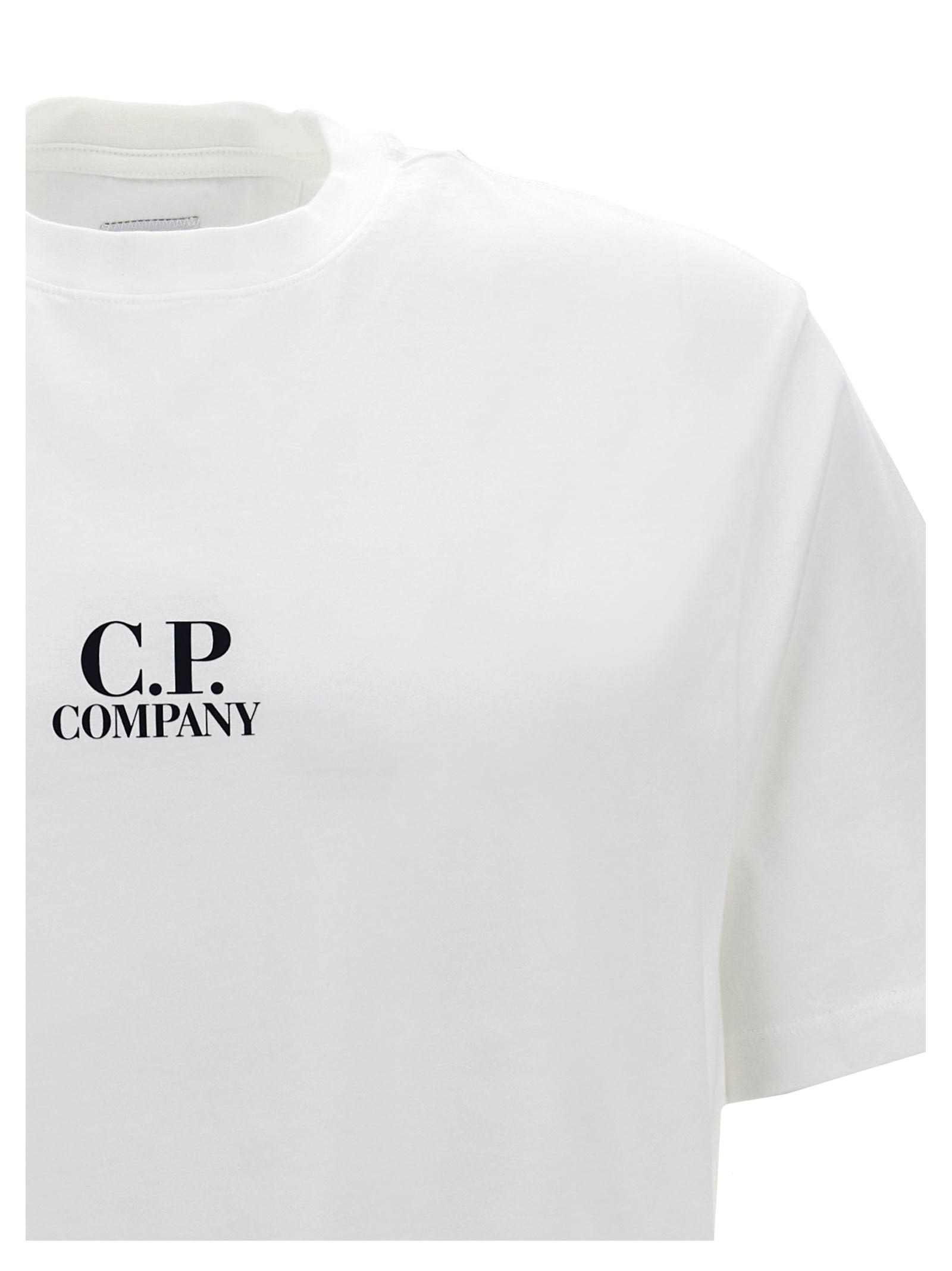 Shop C.p. Company British Sailor T-shirt In White/black