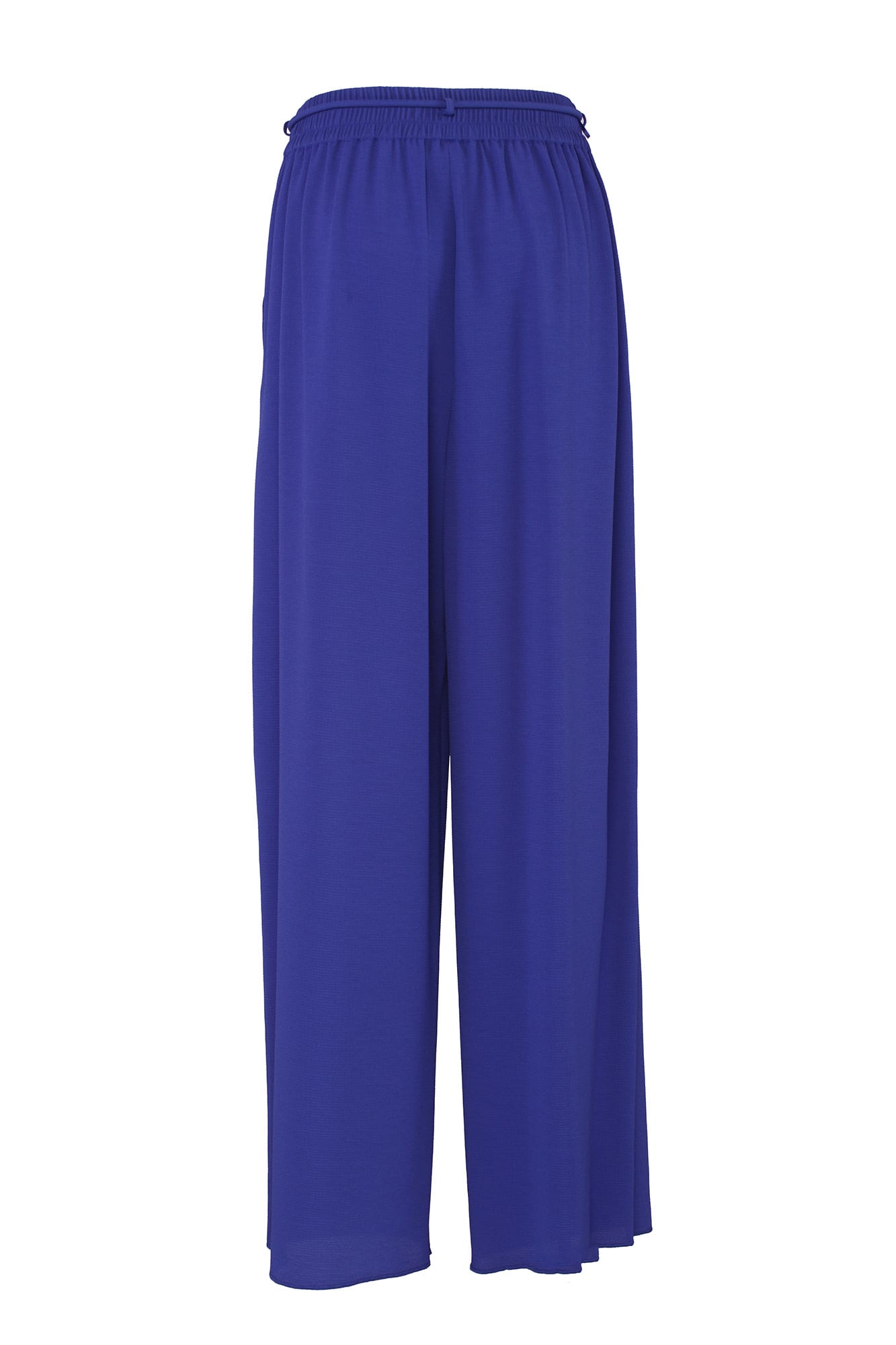 Shop Giorgio Armani Trousers Clear Blue  In Light Blue