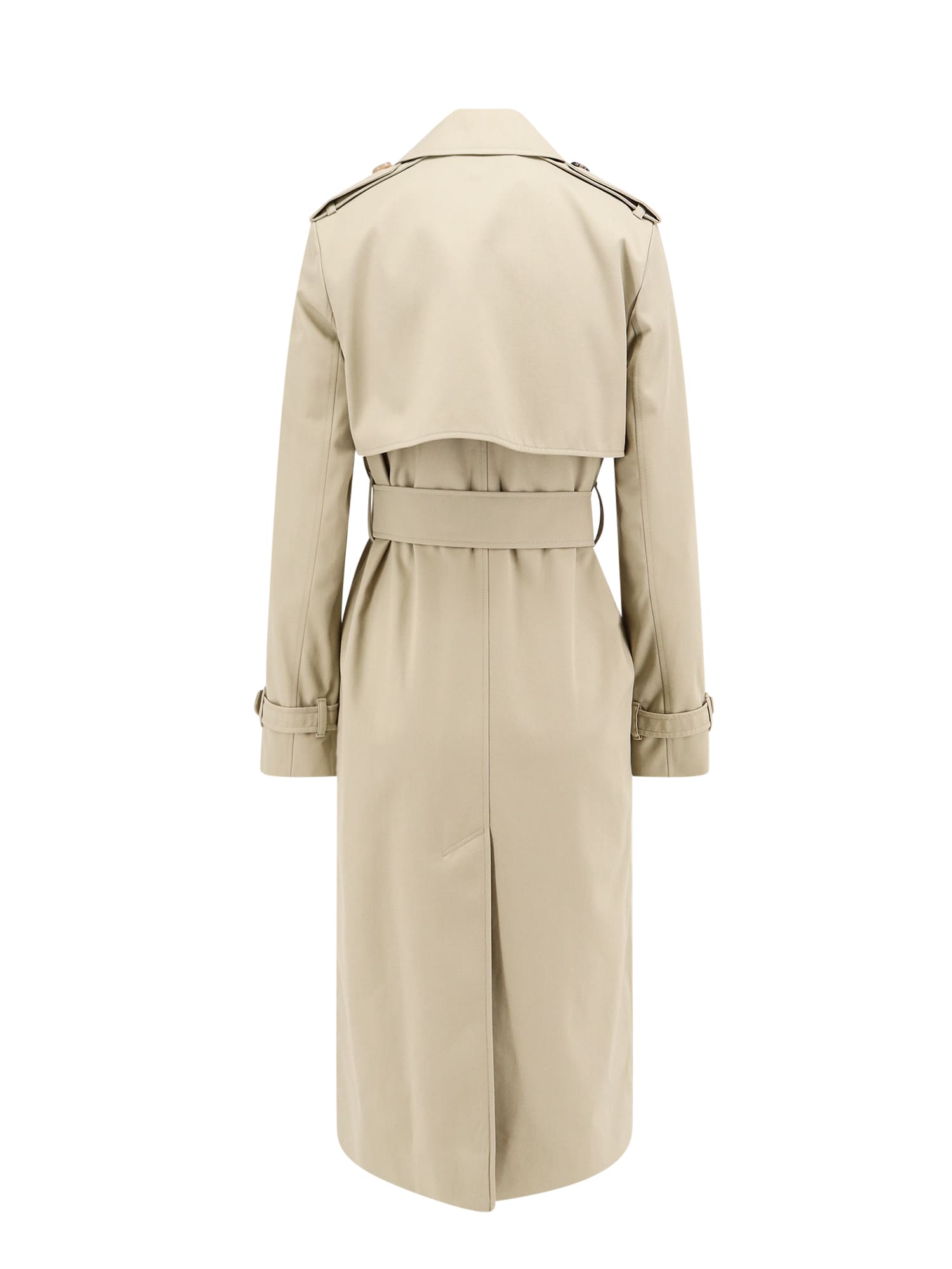 Shop Burberry Trench In Lichen