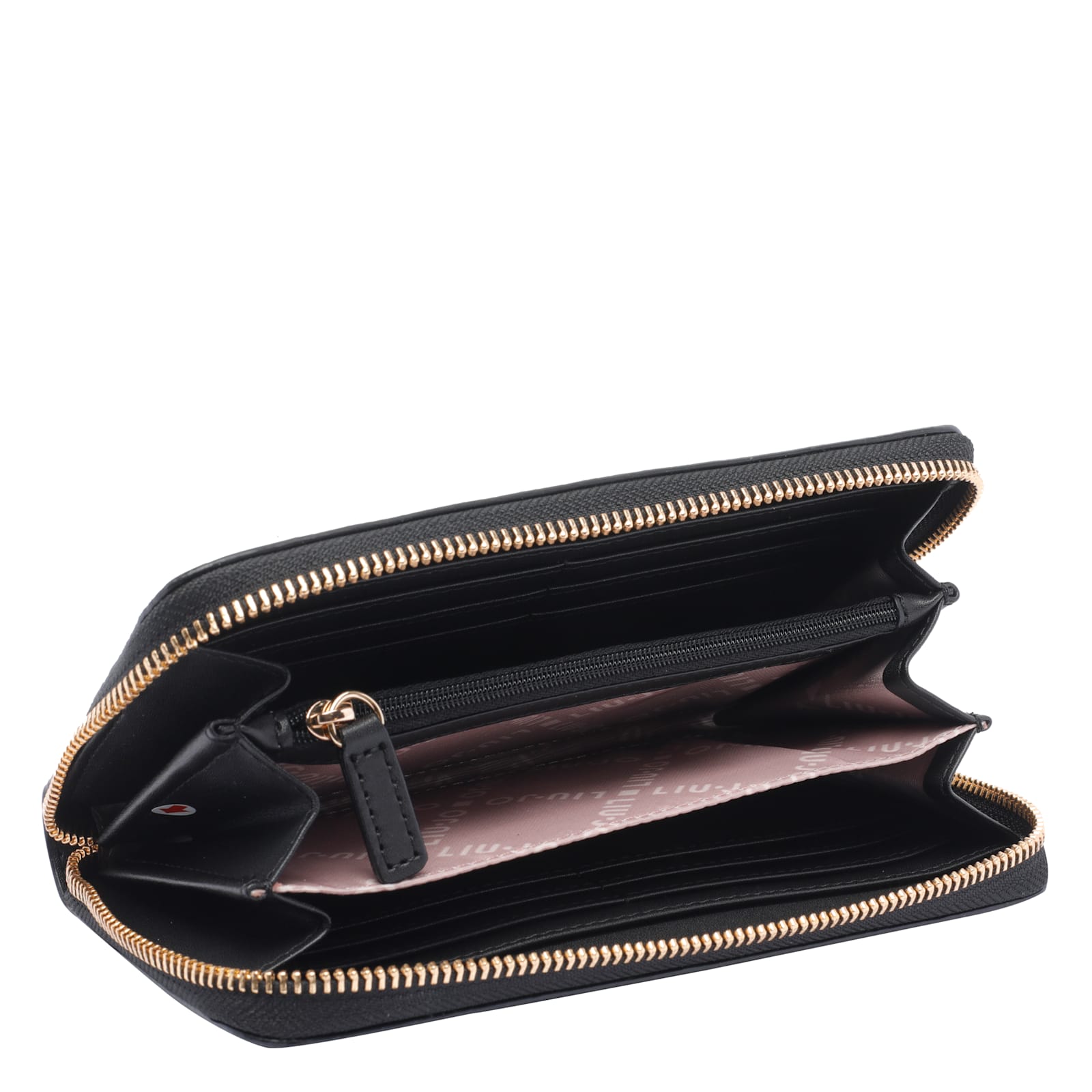 Liu •jo Stylish Zip Purse And Wallet Collection In Black