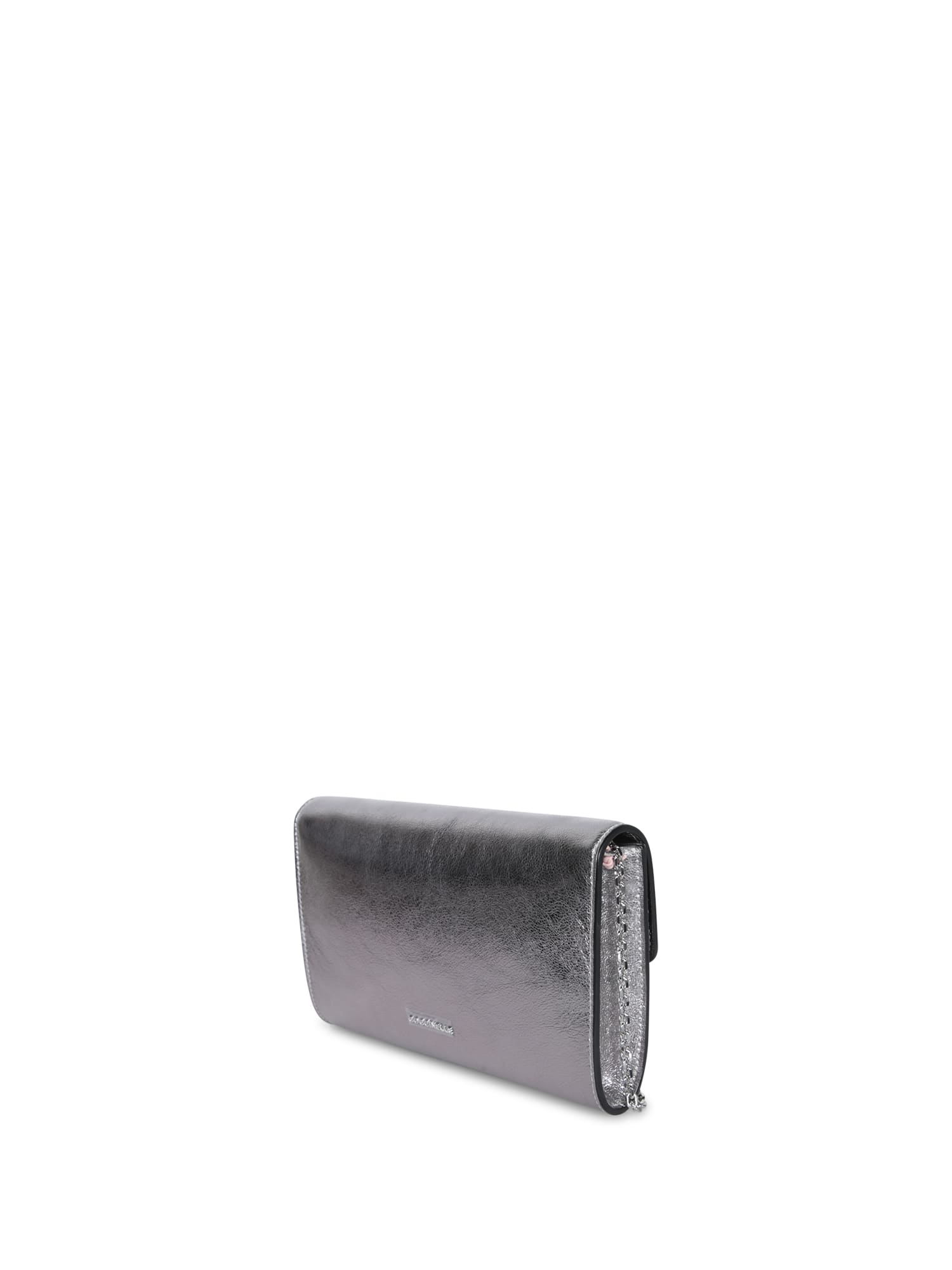 Shop Coccinelle Silver Magie Pouch Shoulder Bag