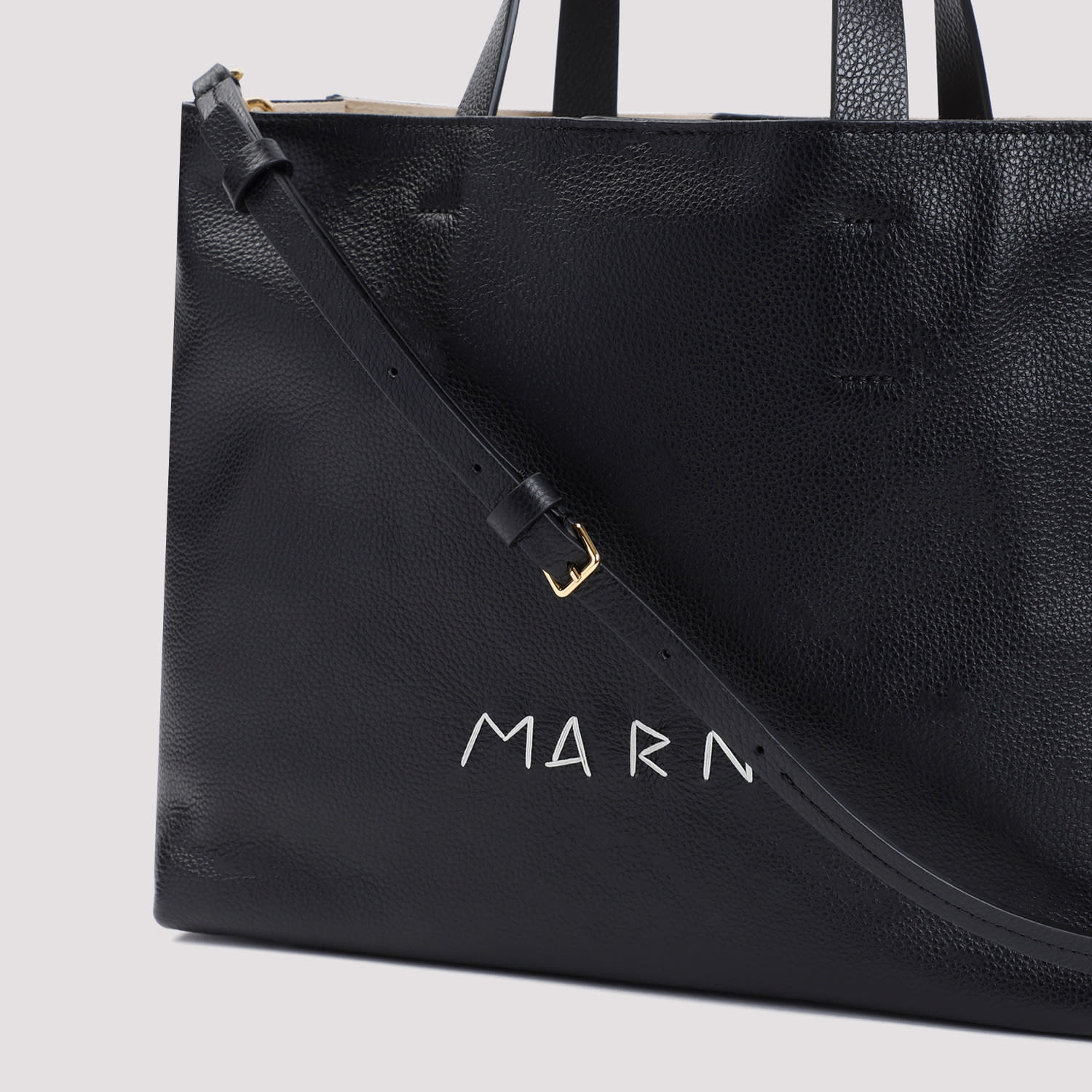 Marni Museo Soft Tote Bag In Black