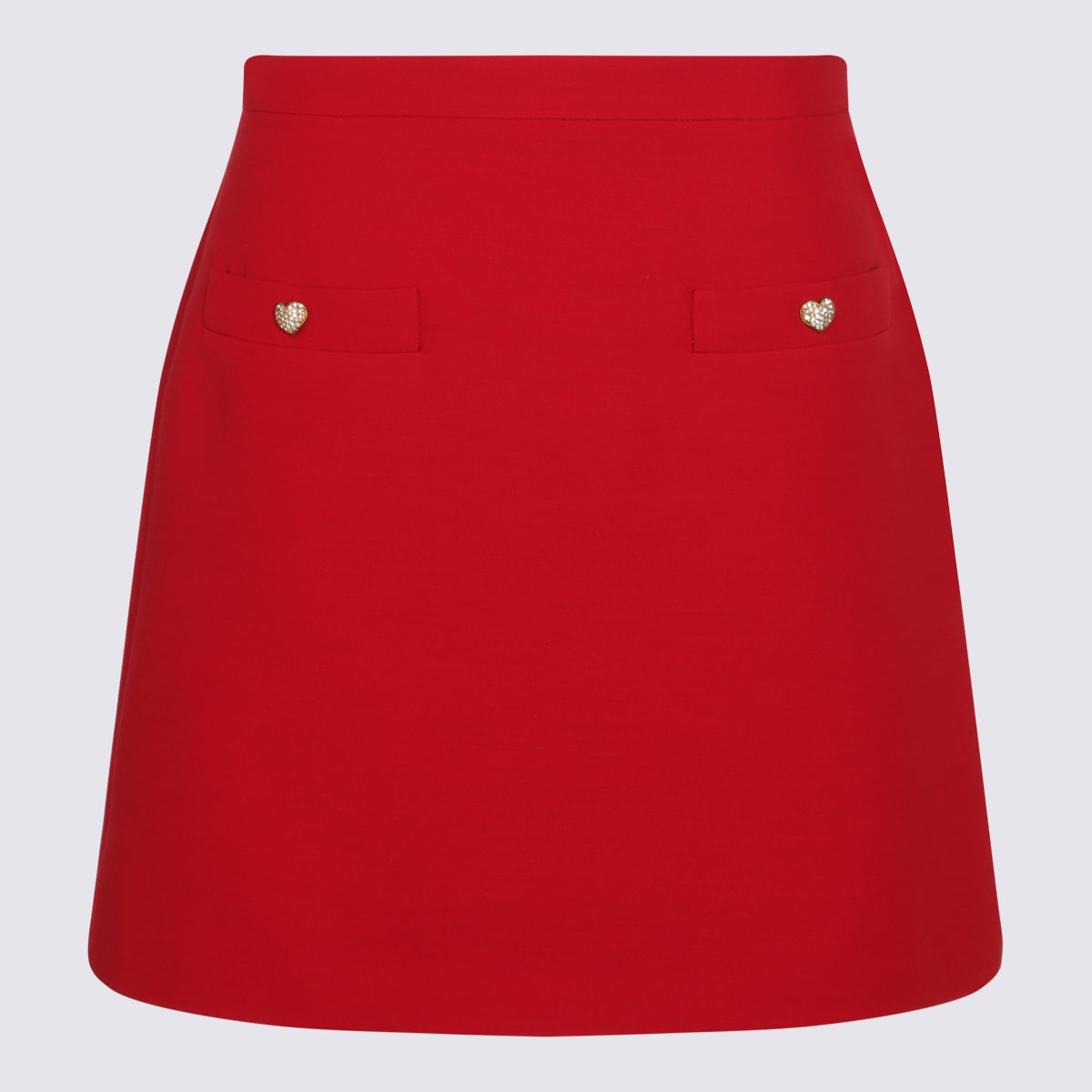 Red Silk Skirt