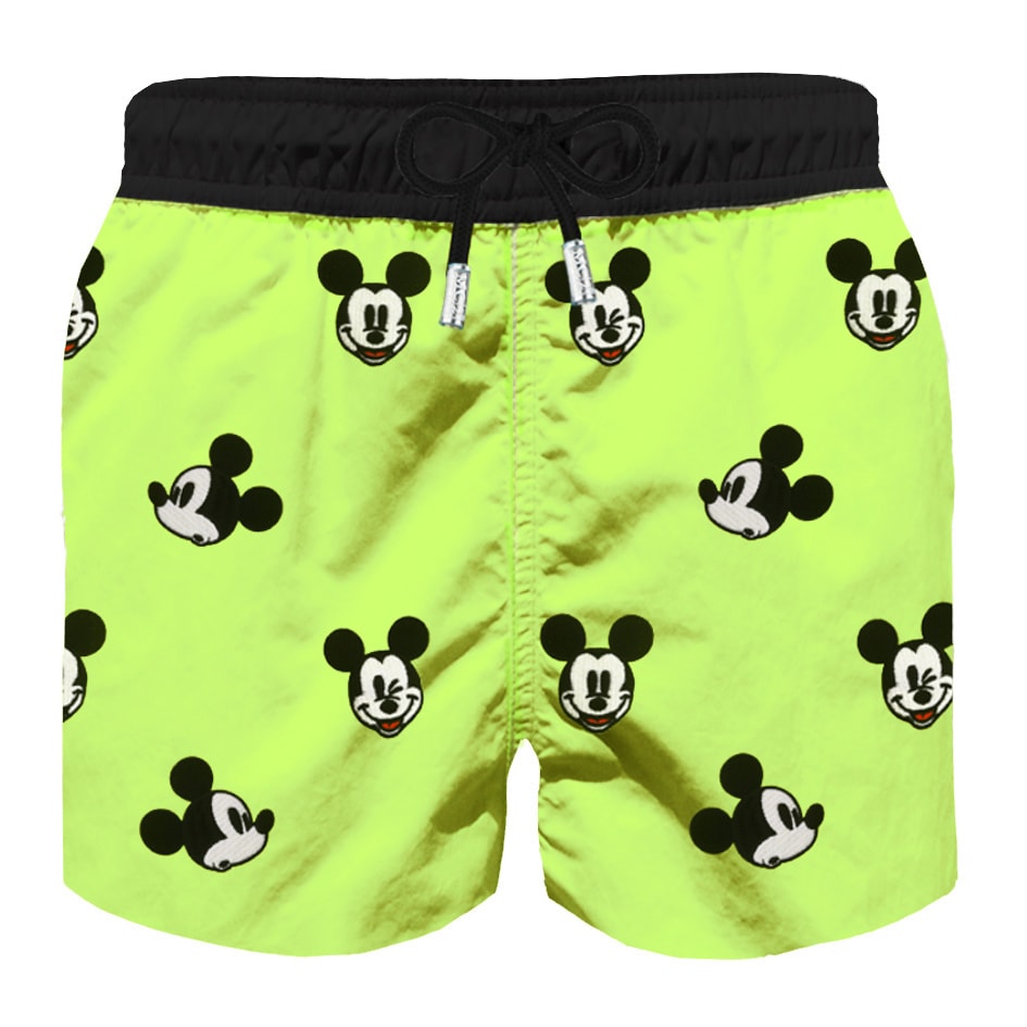 MC2 Saint Barth Mickey Mouse Embroidery Boys Swim Trunks - Disney© Special Edition