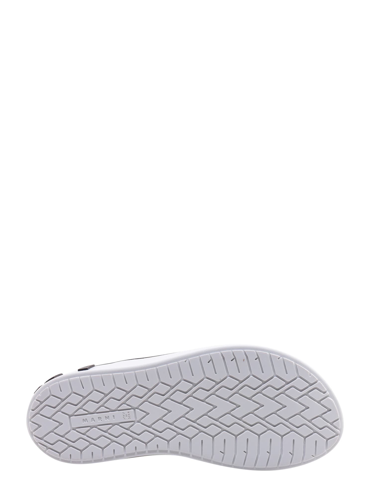 Marni Printed Slip On Sneakers In Black