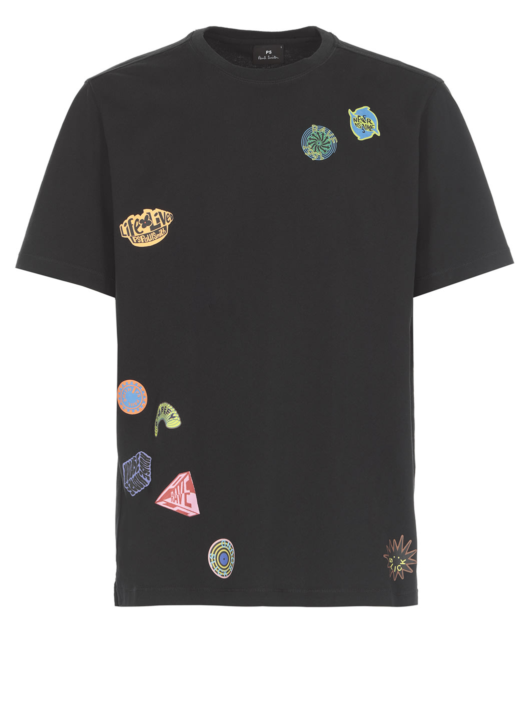 Paul Smith T-shirt With Stickers Print