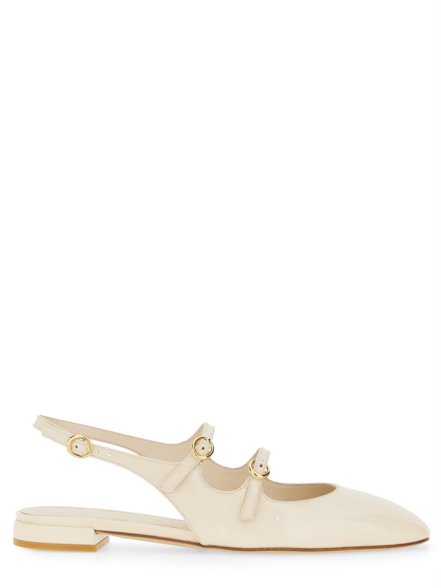 Shop Stuart Weitzman Slingback Pumps Benni In Ivory