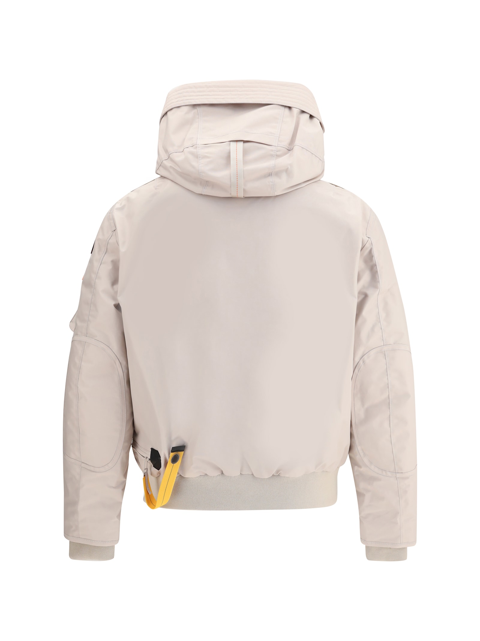 Parajumpers Shearling-collar Hooded Bomber Jacket In Neutral