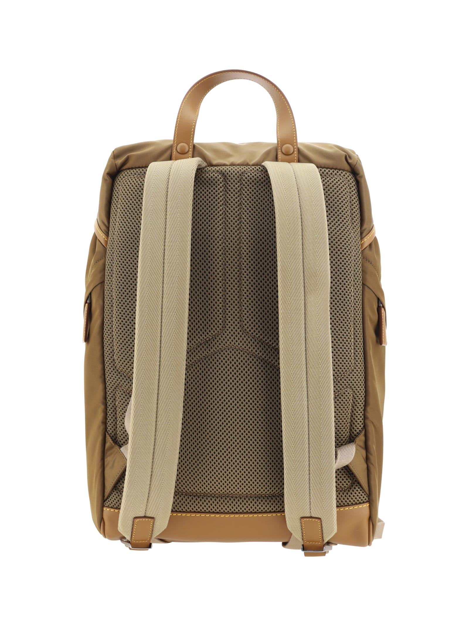 Shop Prada Backpack In Sughero