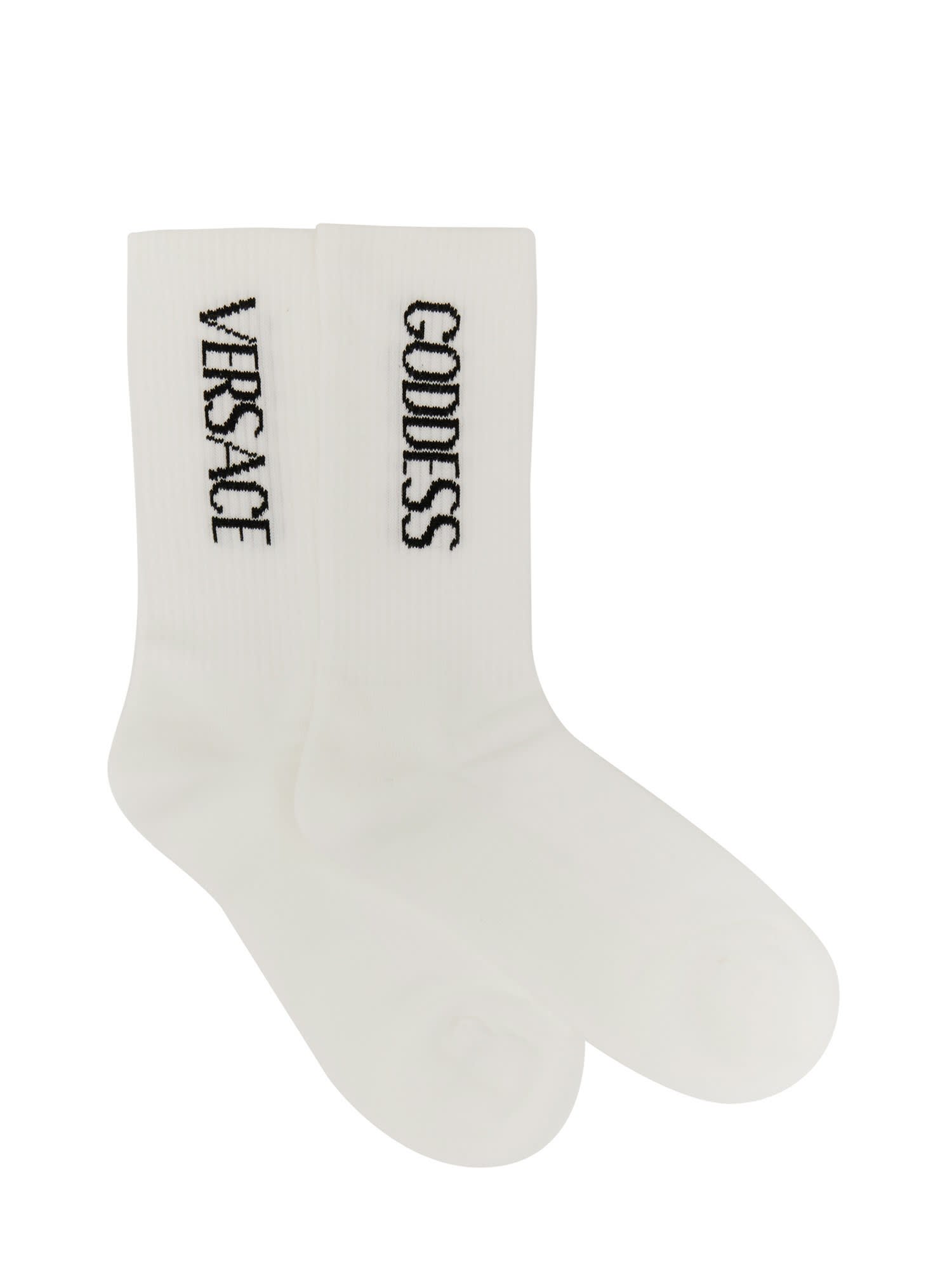 Shop Versace Socks With Logo