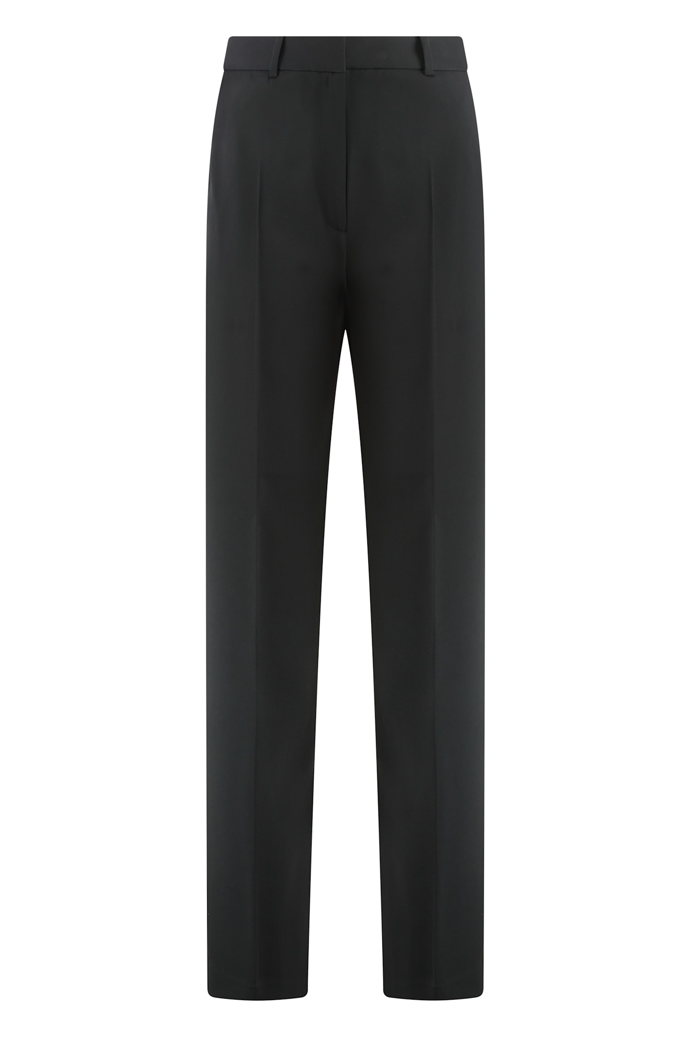 High-waist Wide-leg Trousers