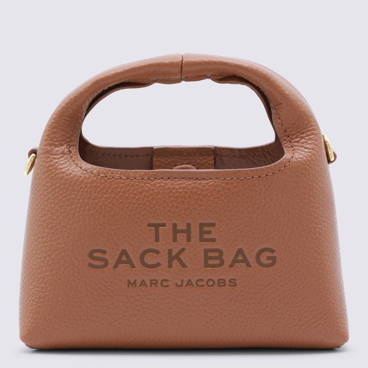 Marc Jacobs Brown Leather The Micro Crossbody Sac