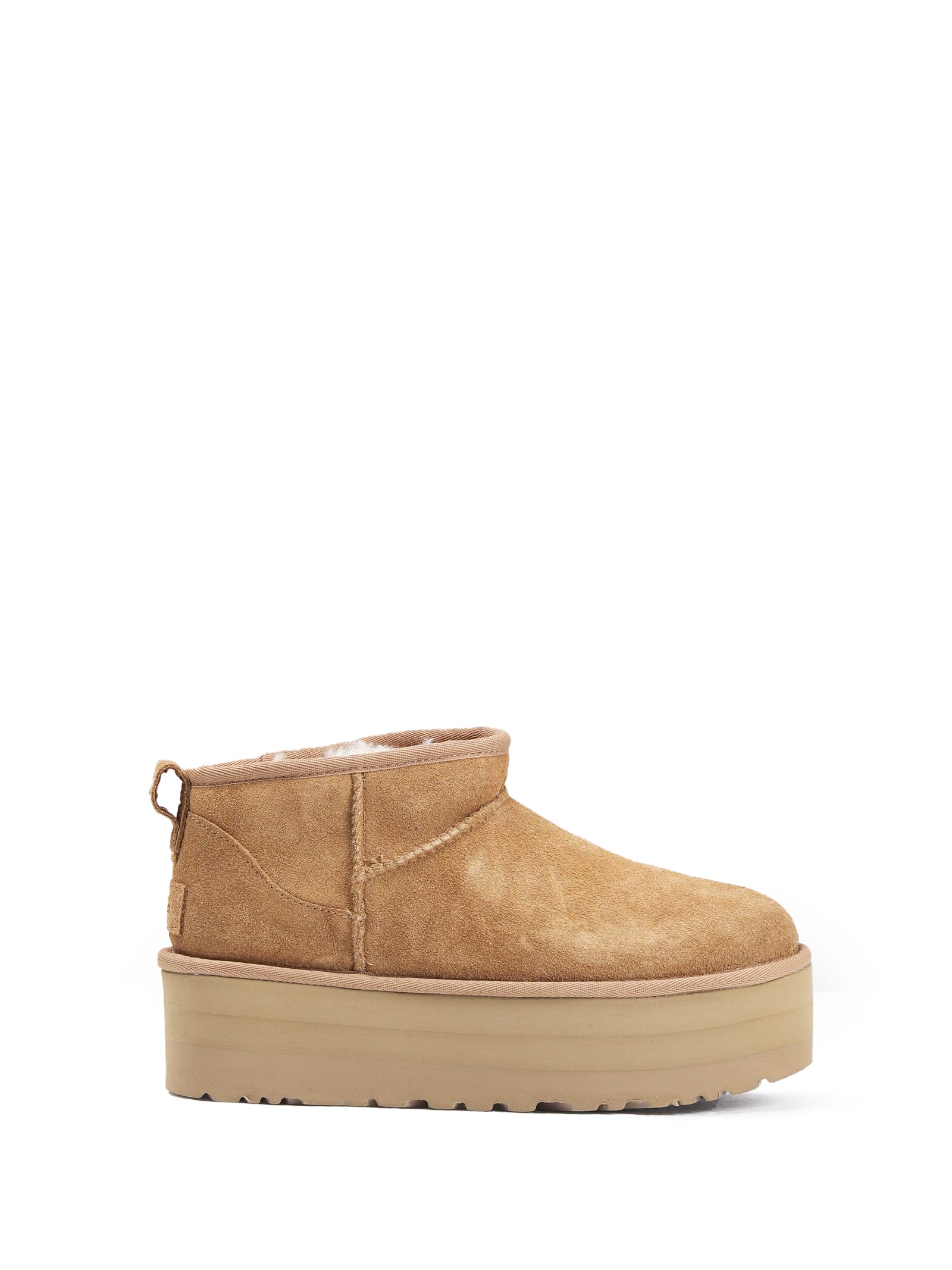 Shop Ugg W Classic Ultra Mini Platform In Chestnut