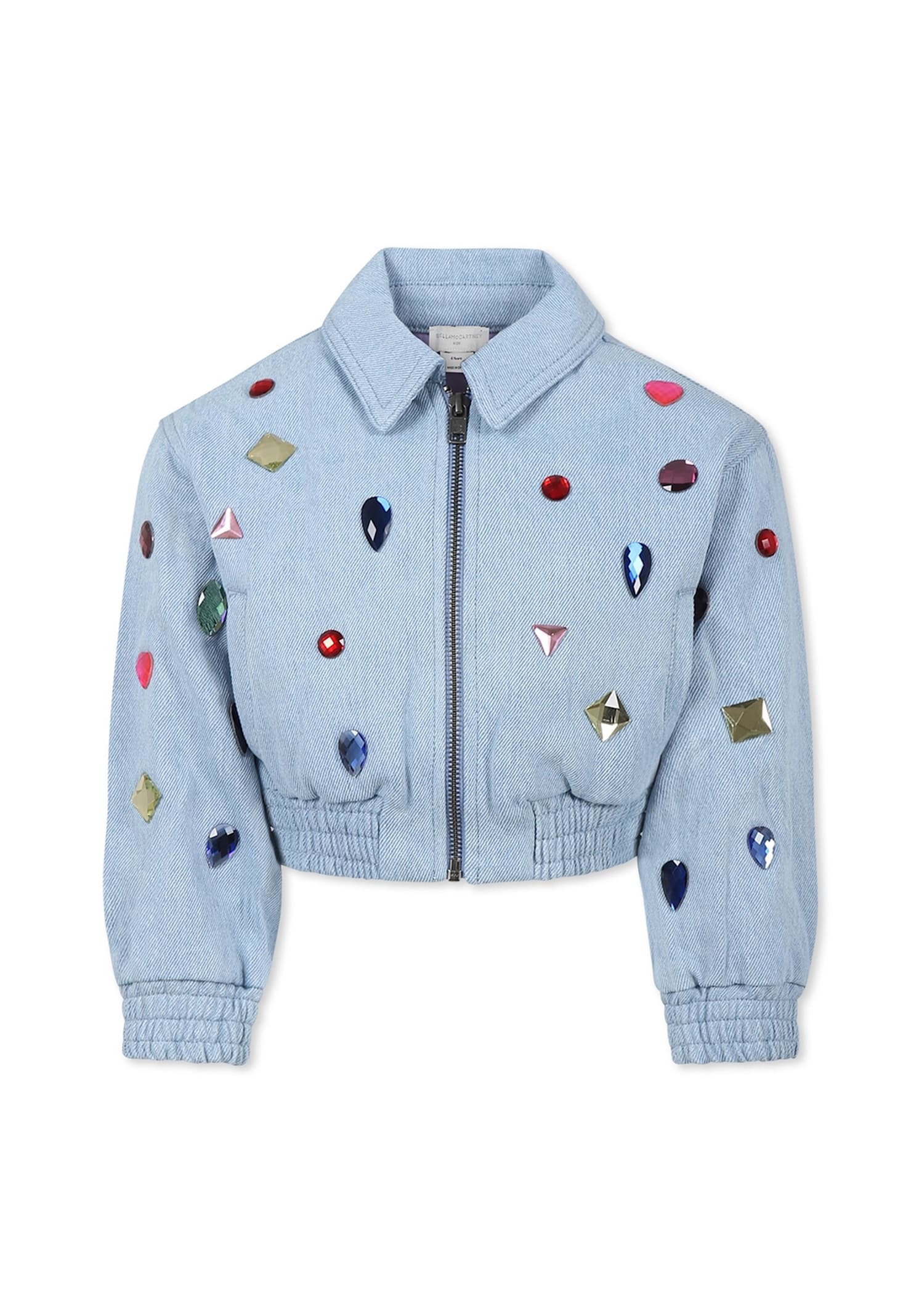 Stella Mccartney Long-sleeved Casual Jacket In Denim