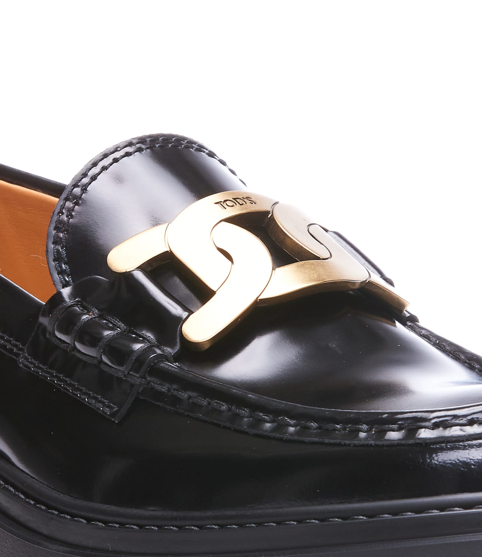 Shop Tod's Kate Loafers In Black