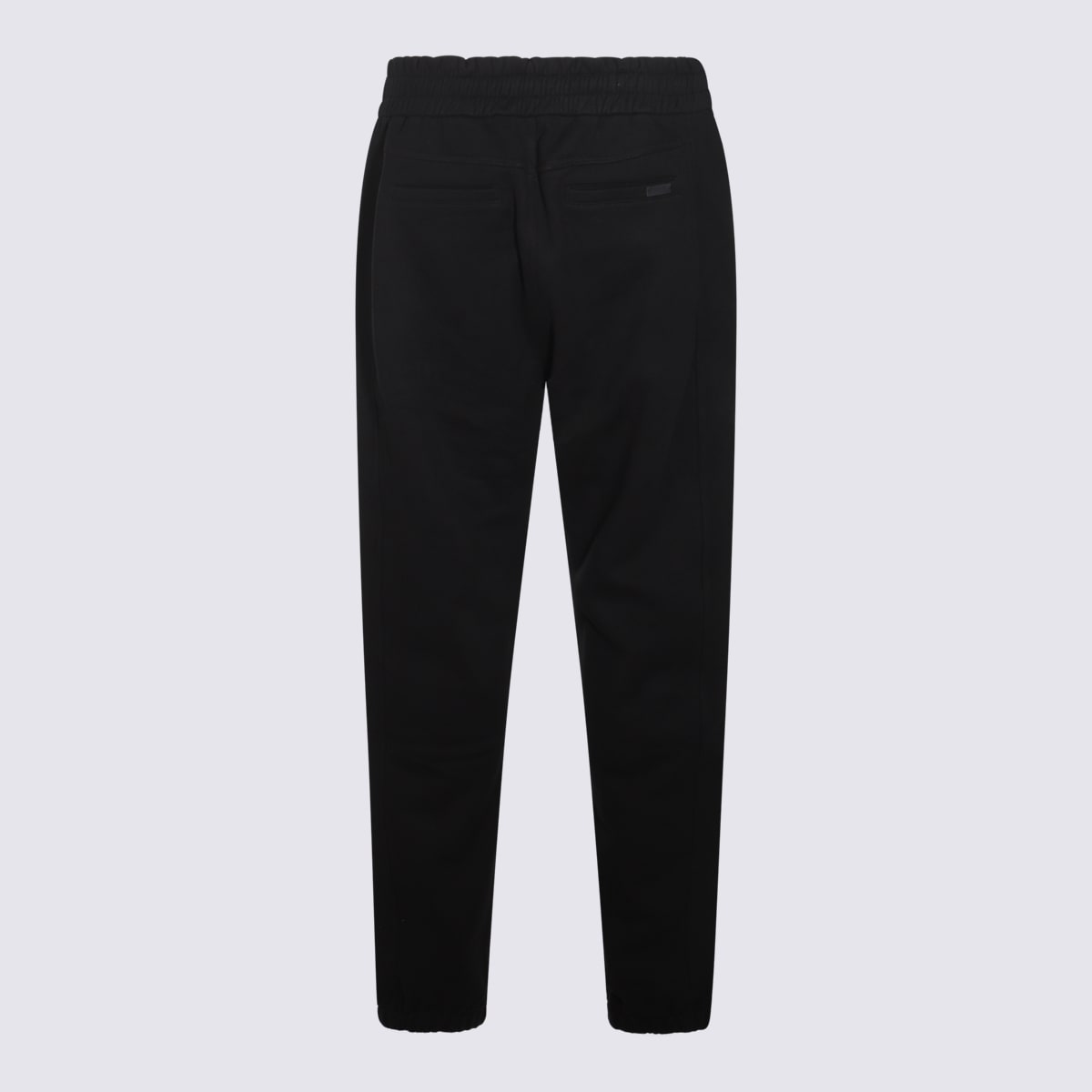Saint Laurent Black Cotton Pants In Black