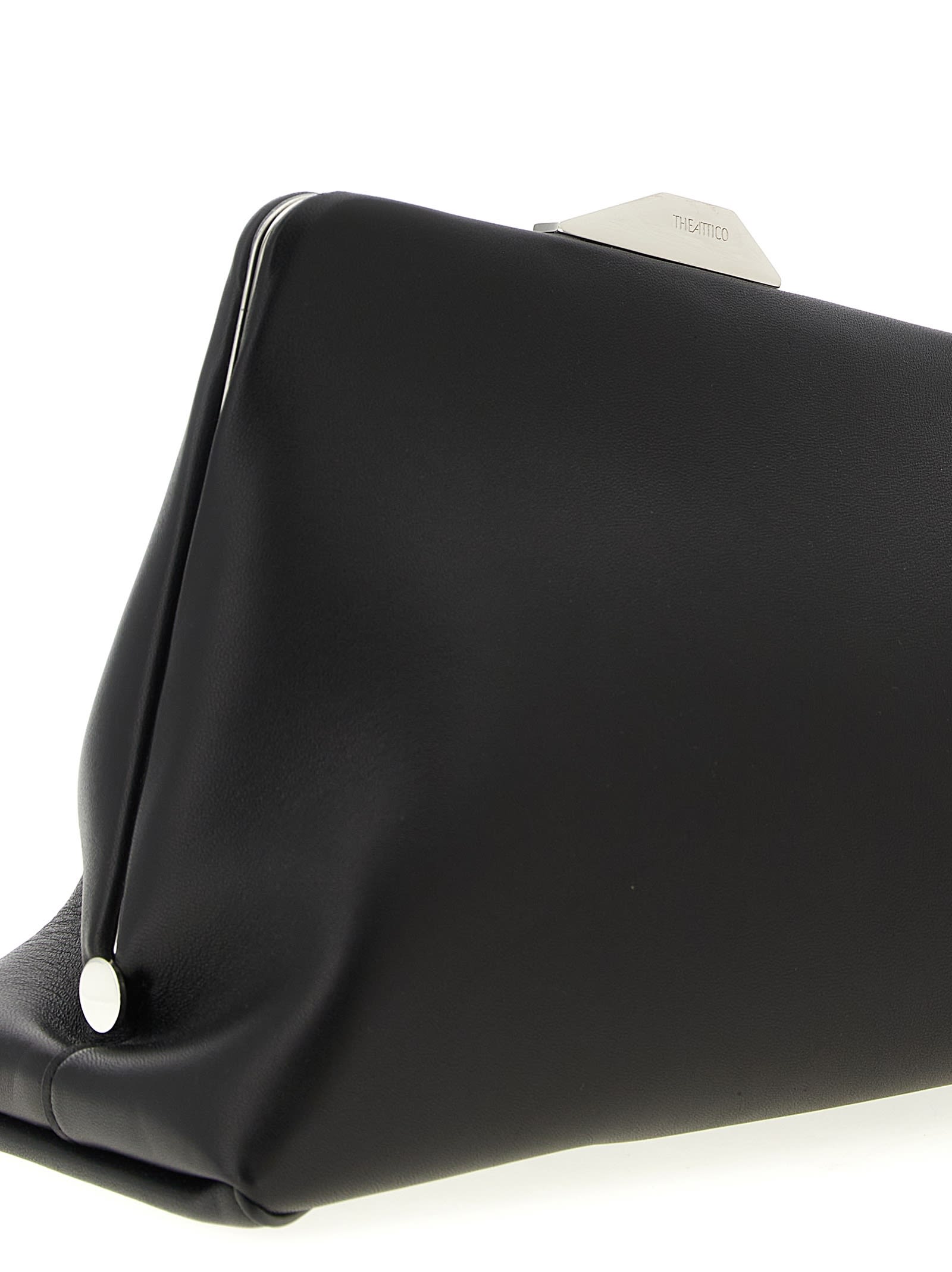 Attico Day Off Shoulder Bag Adjustable Strap Hardware In Black