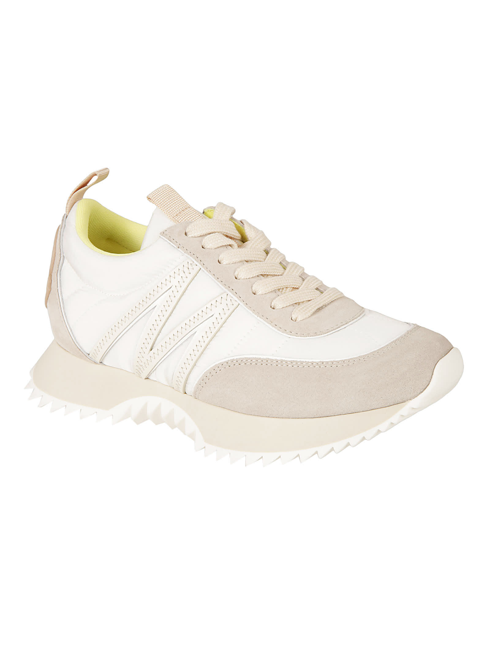 Shop Moncler Pacey Low-top Sneakers In White