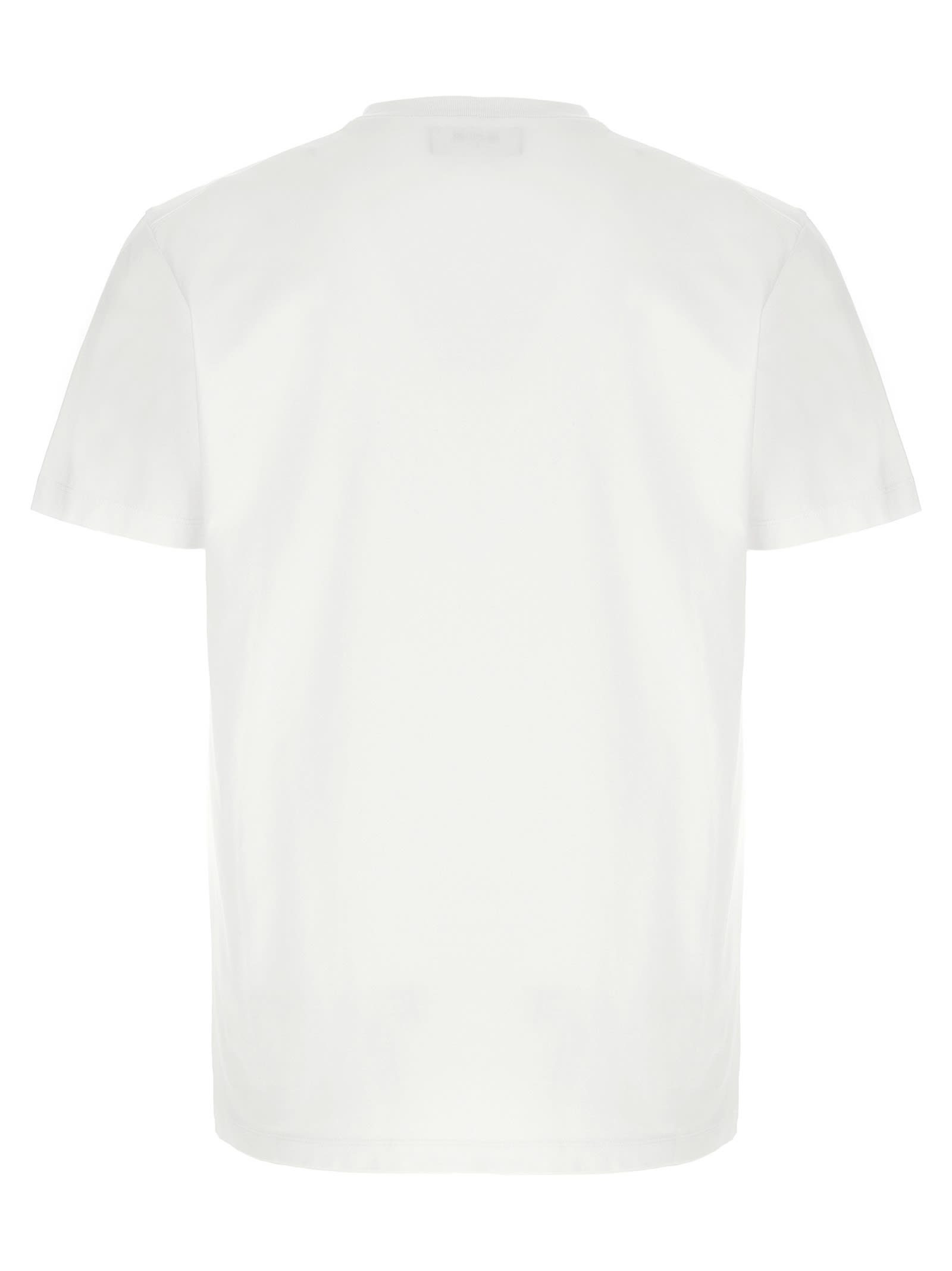 Dsquared2 Outline Logo T-shirt In White