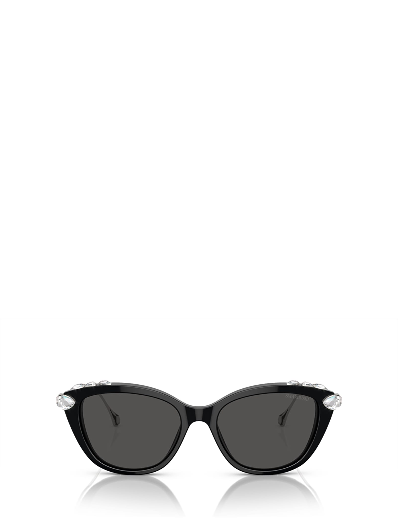 swarovski sk6010 black sunglasses