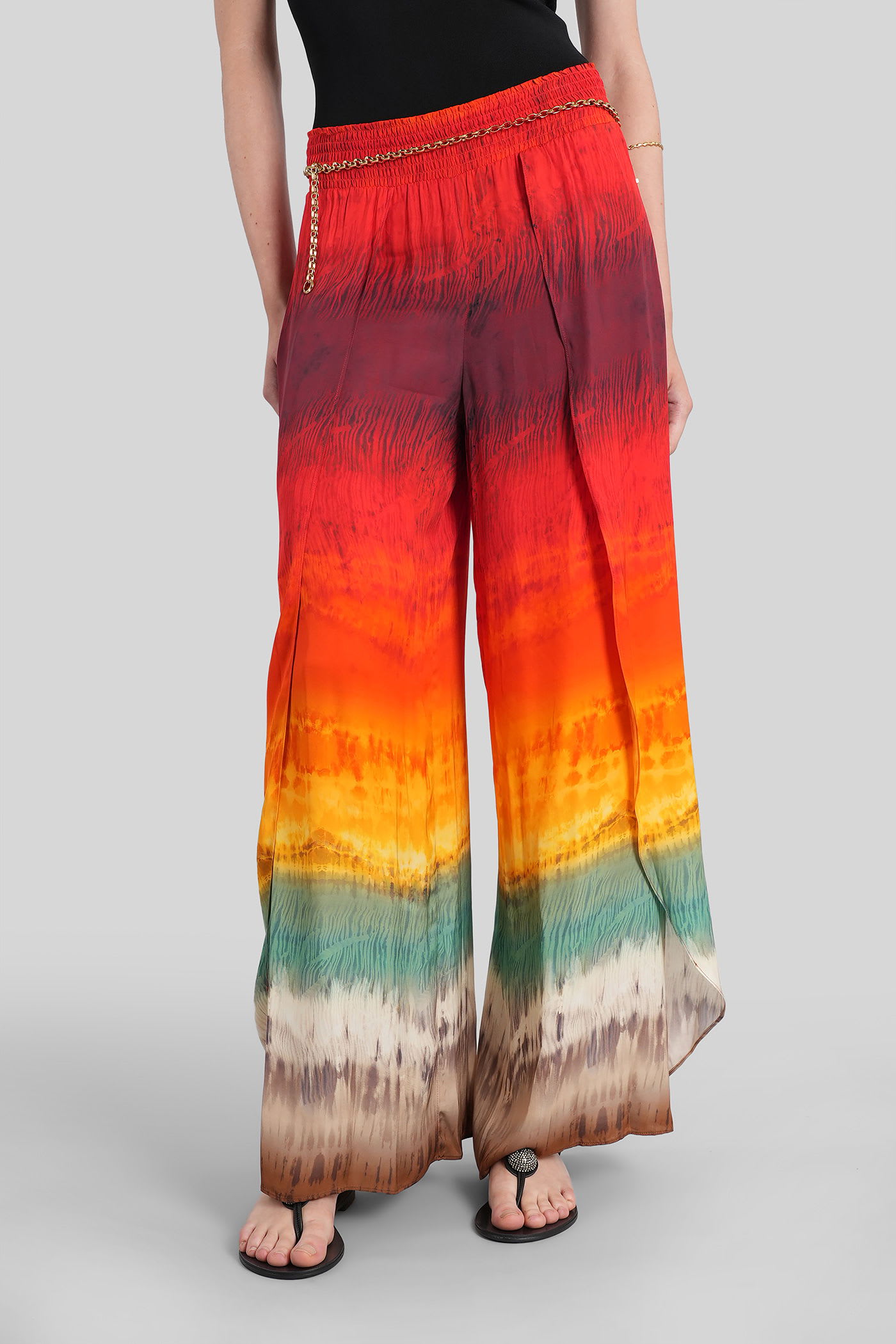 Larissa Pants In Red Viscose