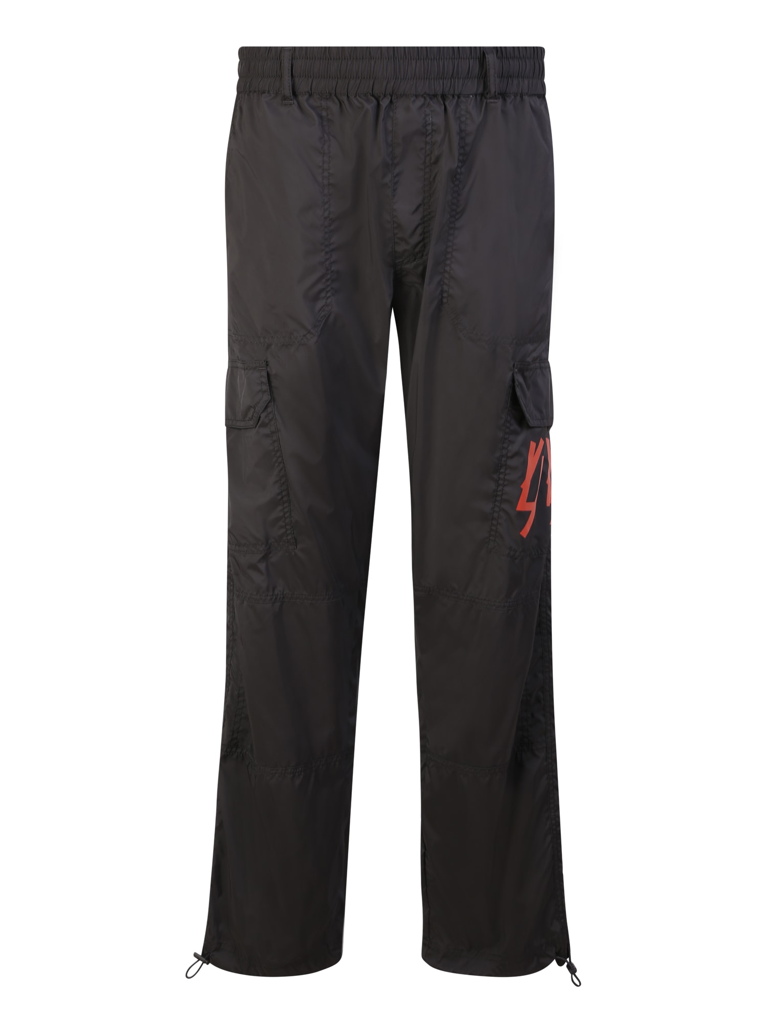 Black Sports Cargo Pants