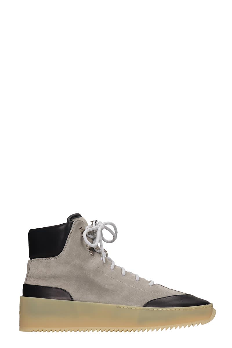 FEAR OF GOD 6TH COLLECTION SNEAKERS IN GREY SUEDE,11238147