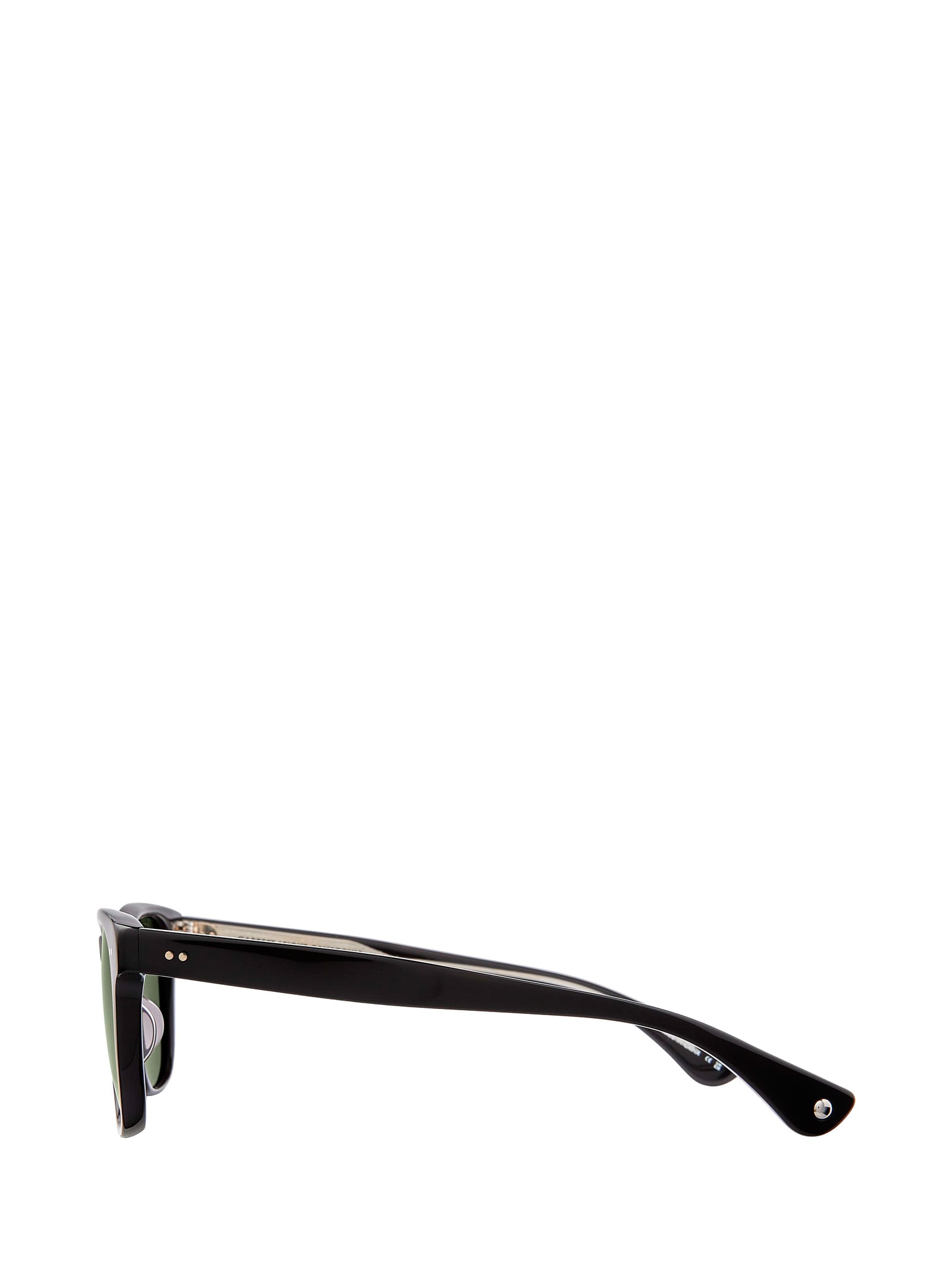 Shop Garrett Leight Torrey Sun Black/g15 Sunglasses