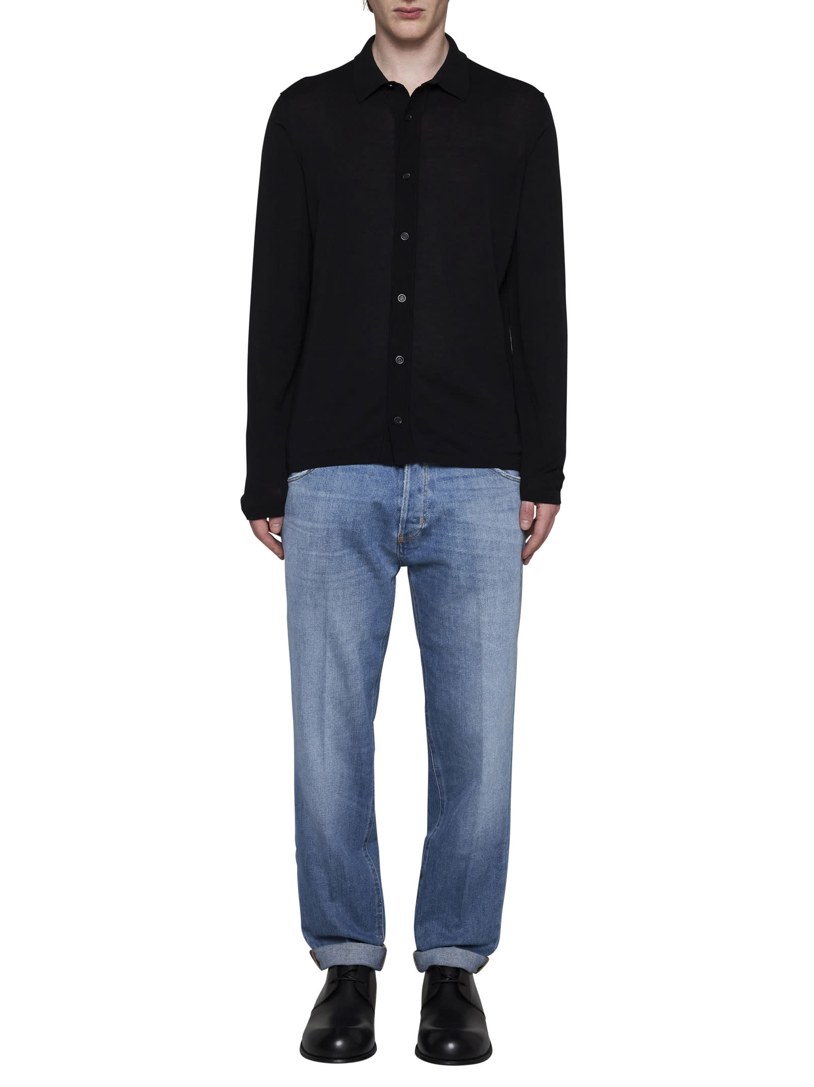 Shop Roberto Collina Shirt In Black