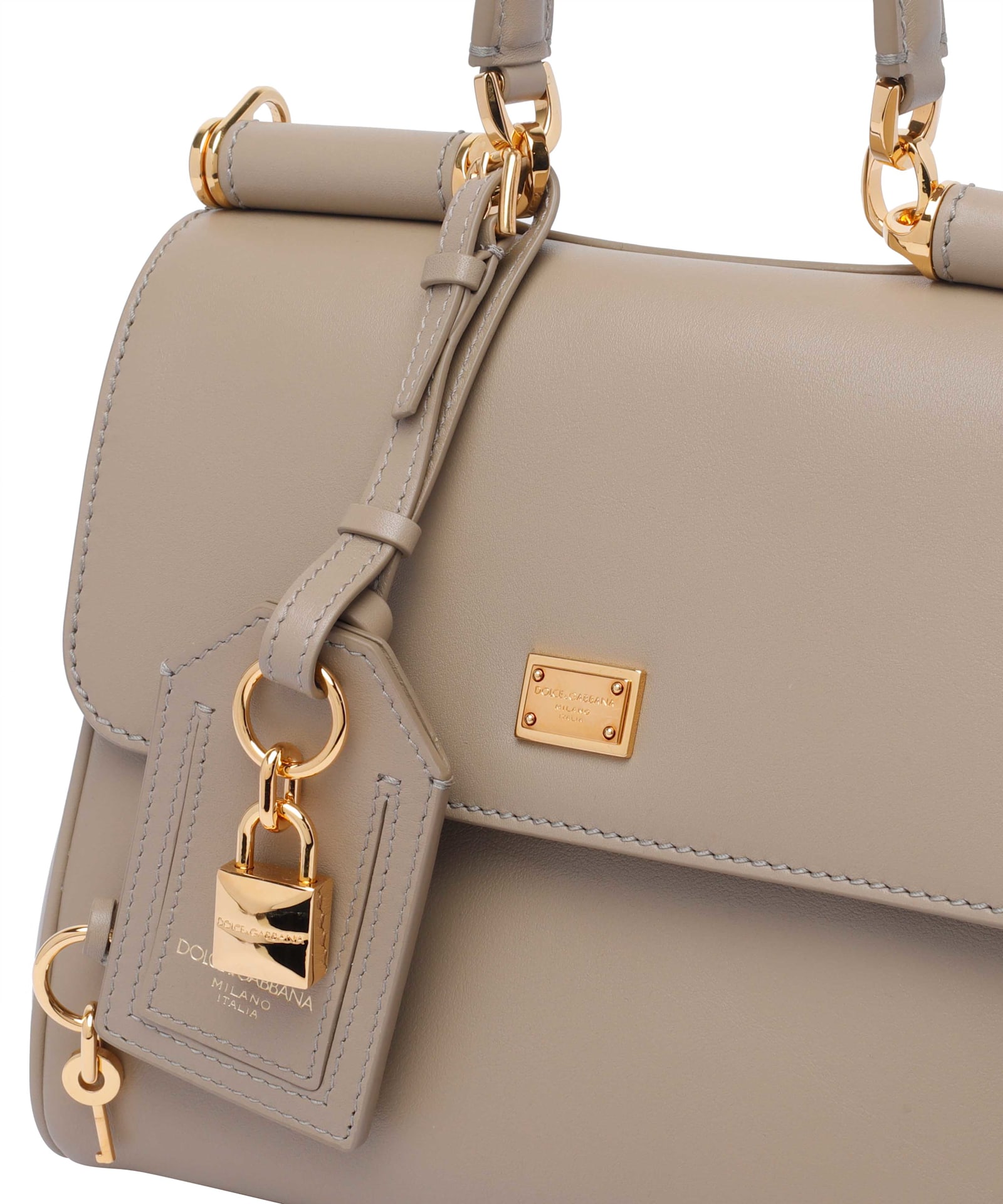 Dolce & Gabbana My Sicily Handbag In Sand