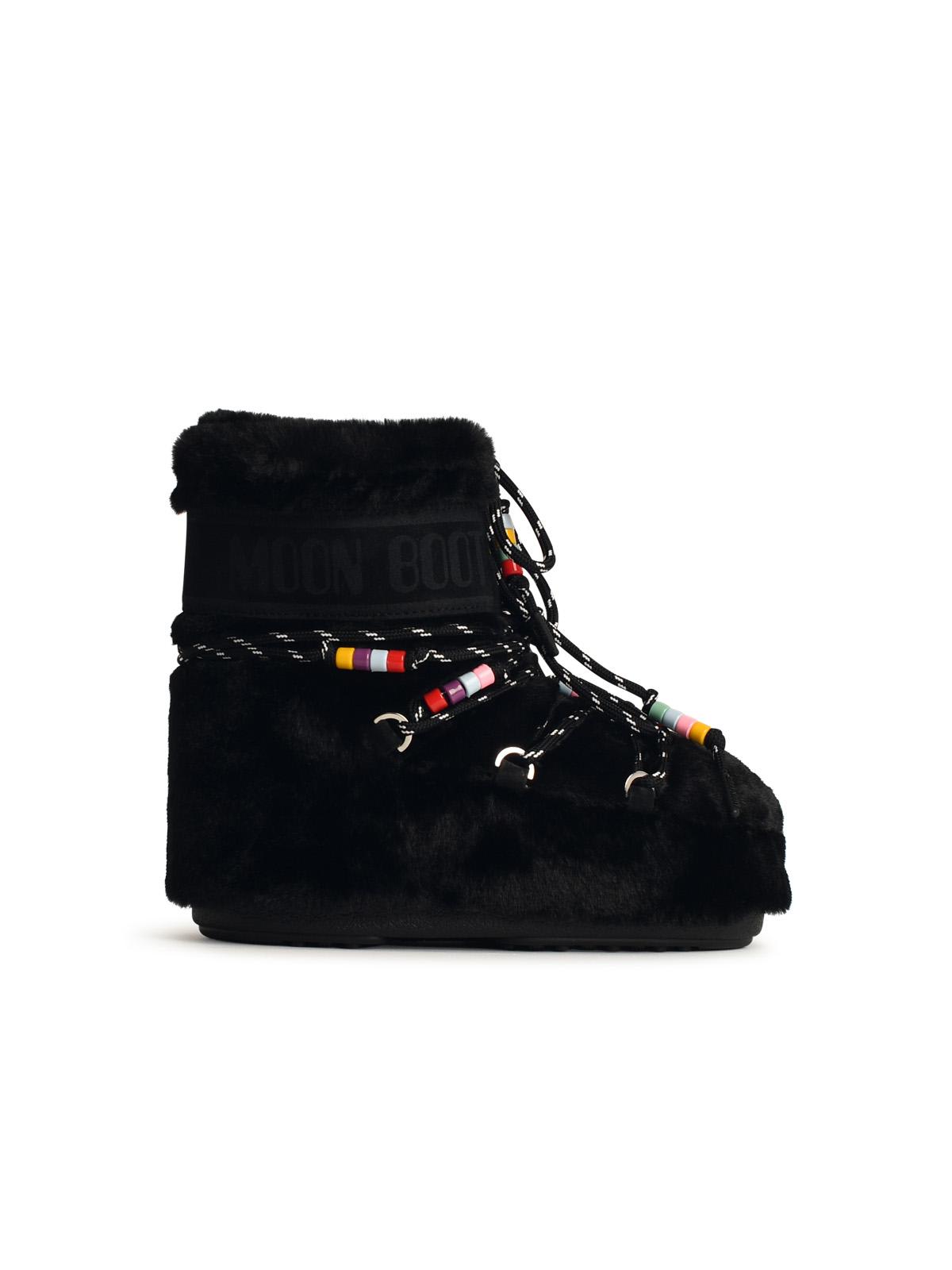 Shop Moon Boot Icon Black Polyester Blend