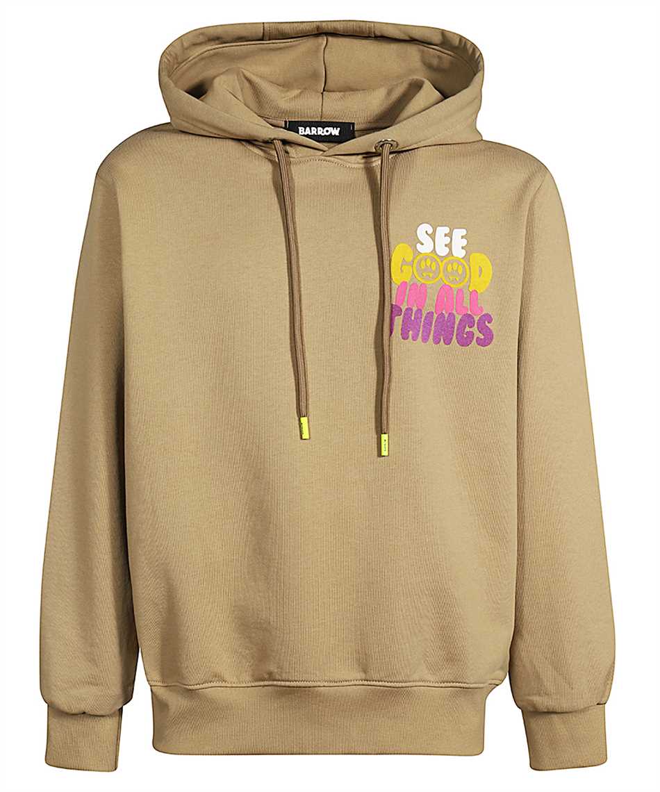 Barrow Hooded Sweatshirt In Brown