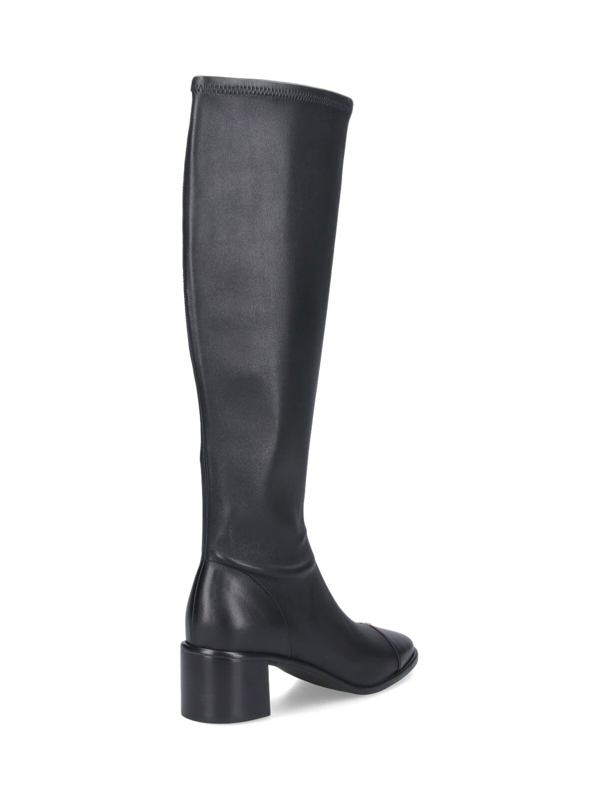 Tory Burch High Leather Boots In Black