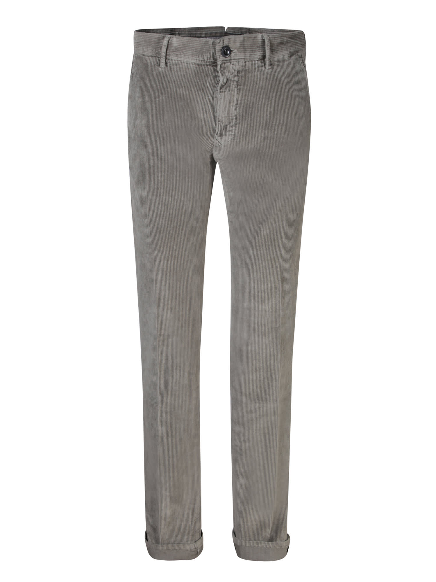 Incotex Wool Trousers In Green