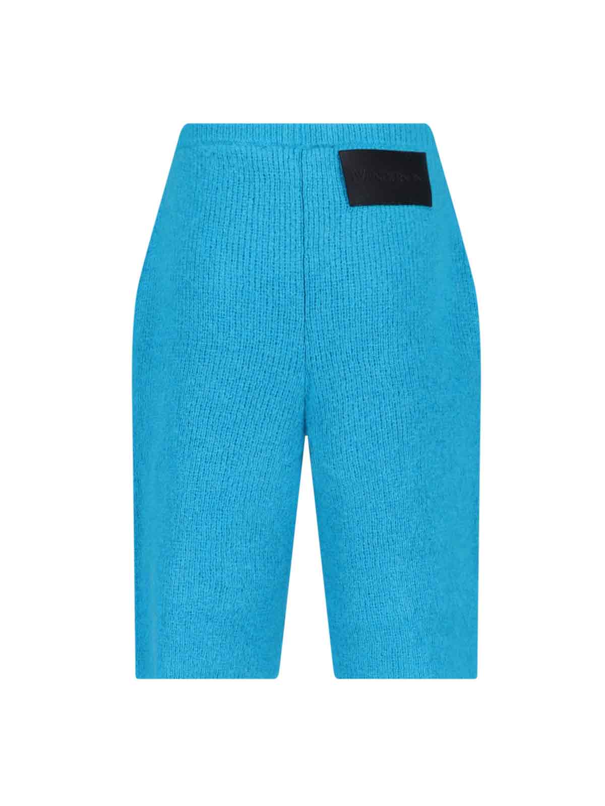 Shop Jw Anderson Knitted Shorts In Light Blue