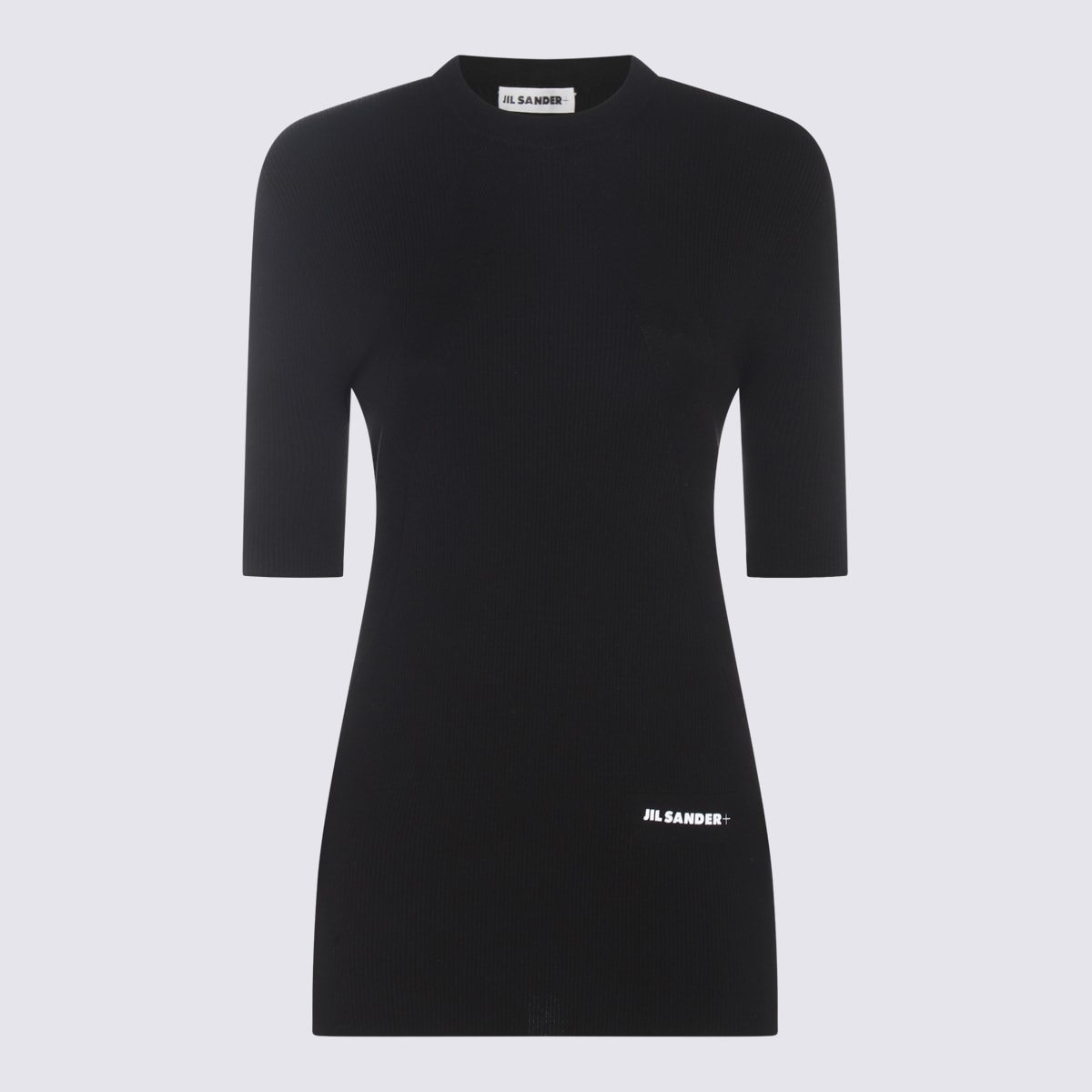 Jil Sander Black Cotton Knitwear