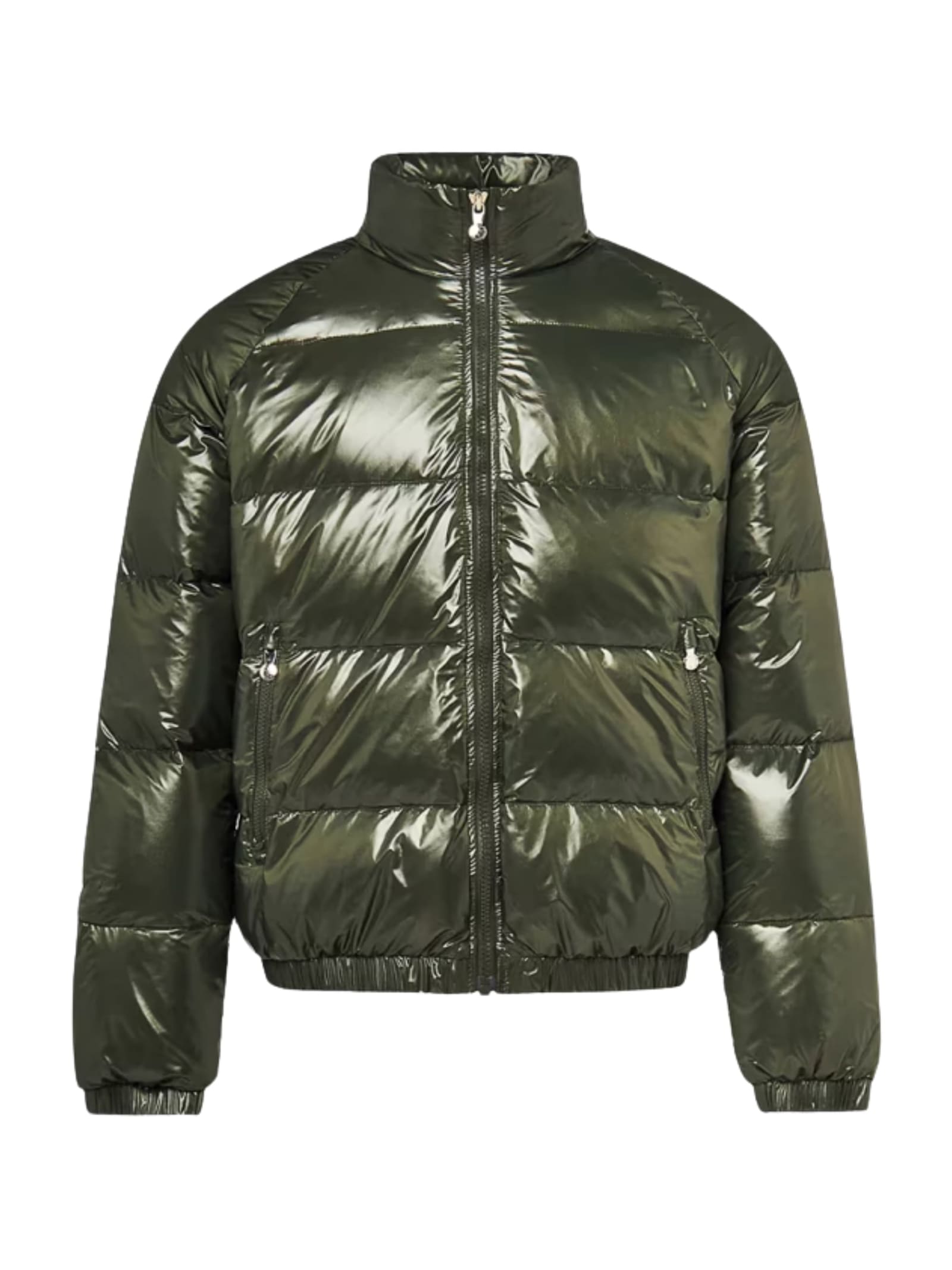 Pyrenex Vintage Mythic Down Jacket With High Collar In Green