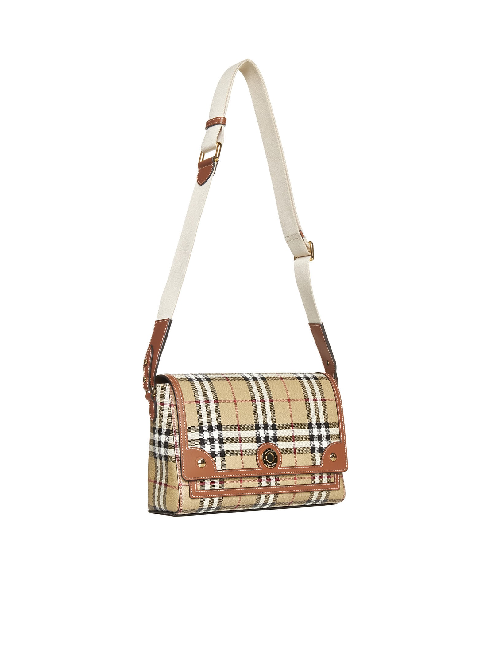 Shop Burberry Shoulder Bag In Briar Brown