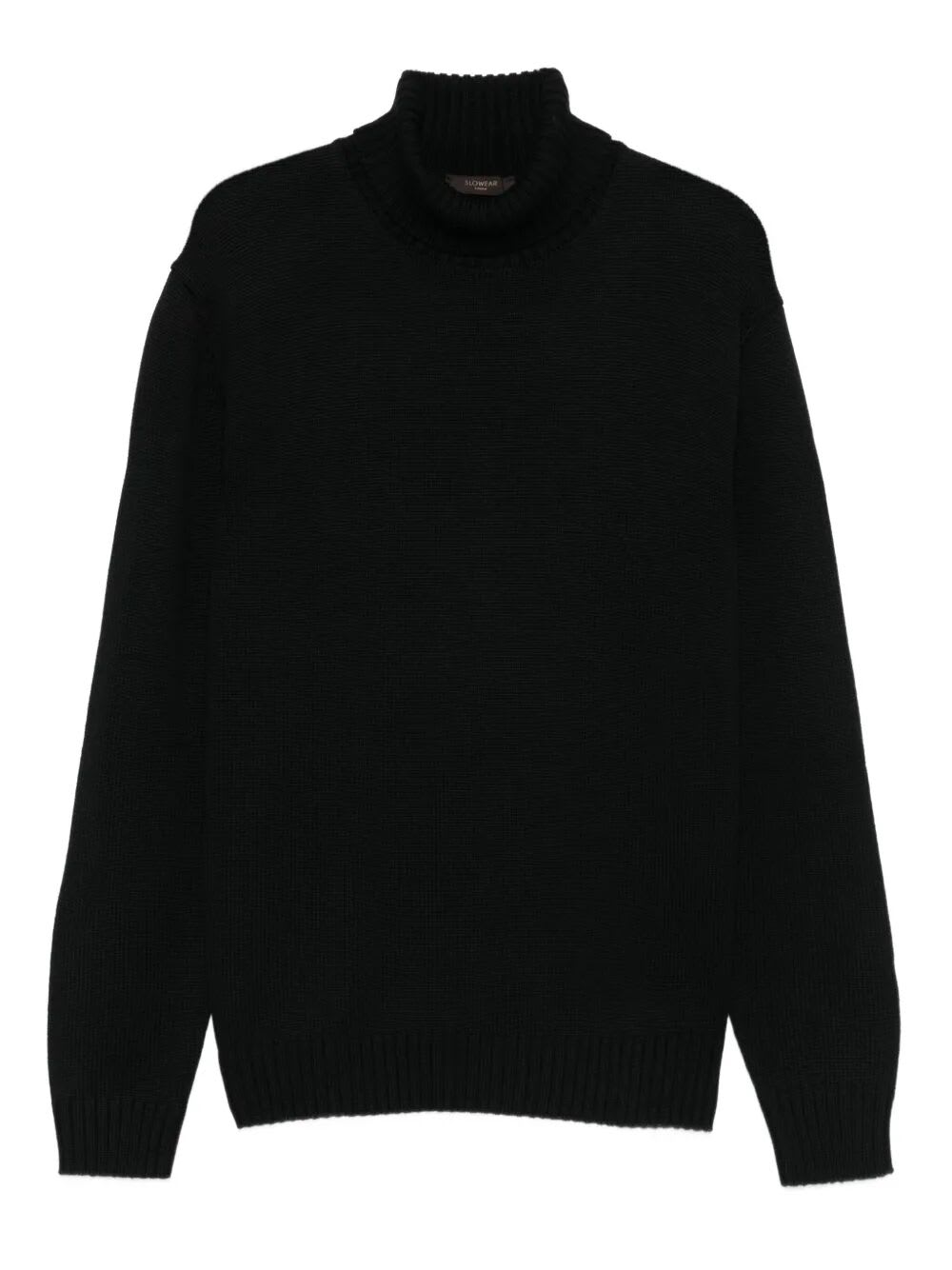 Zanone Virgin-wool Sweater In Black