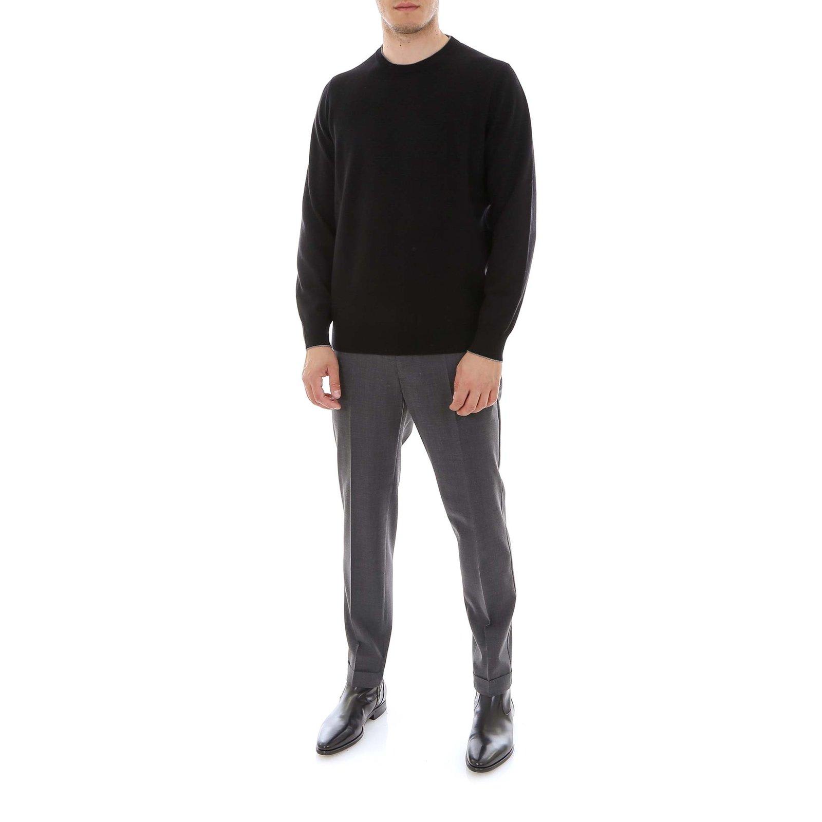 Brunello Cucinelli Cotton Sweater In Nero